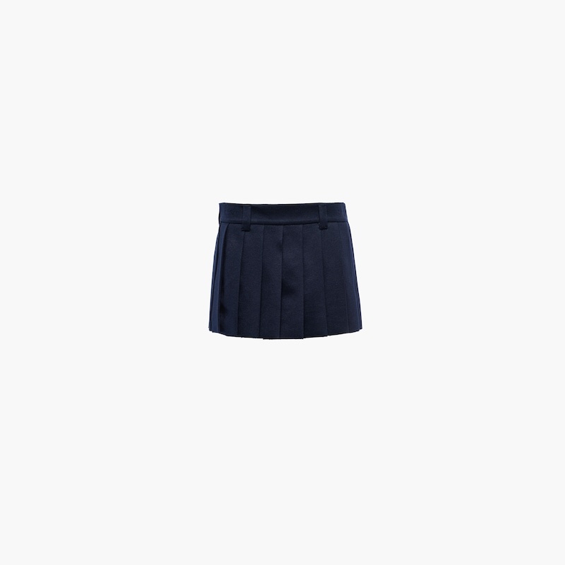 Velour skirt with embroidered logo - 2