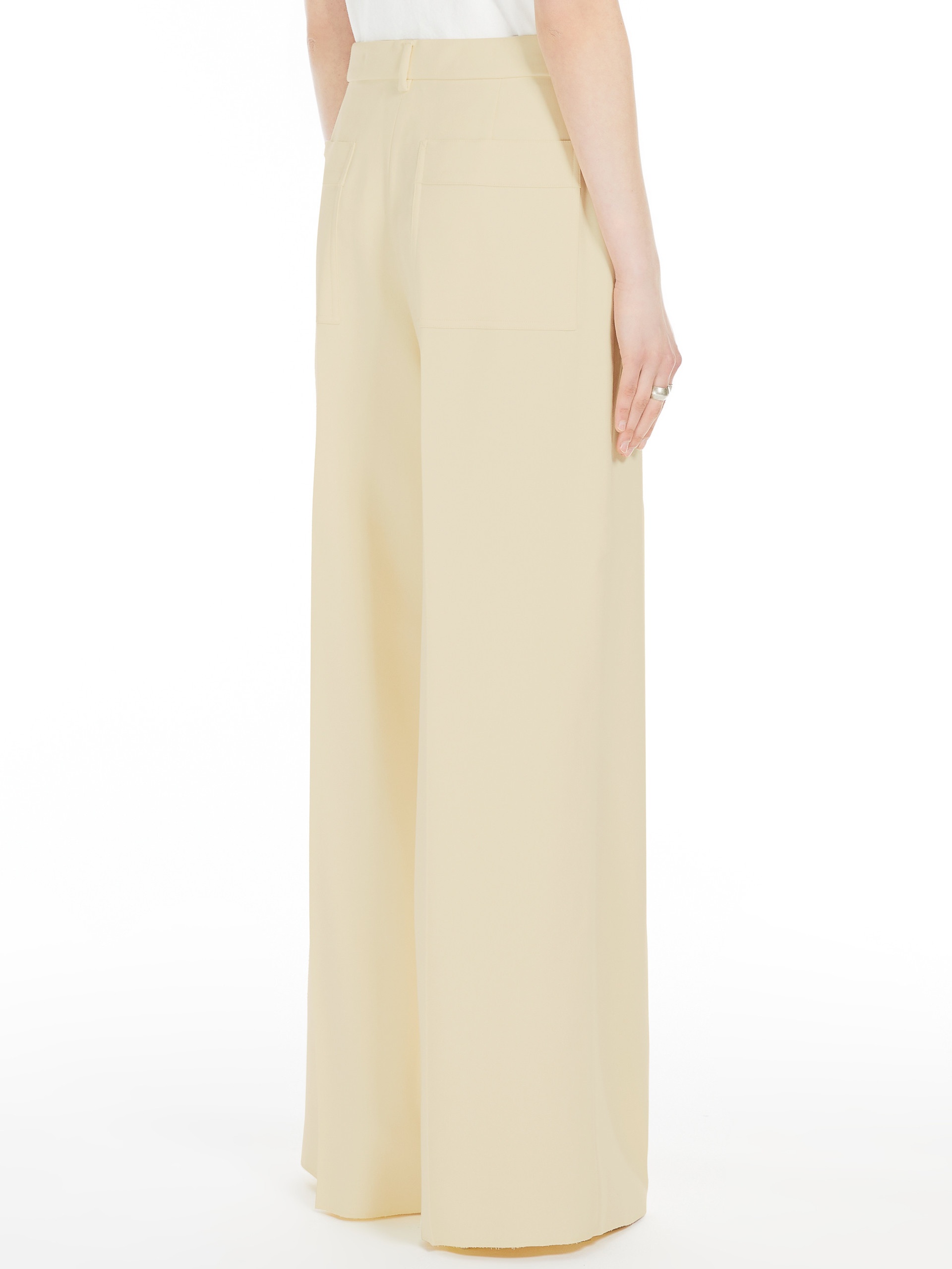 ZIRLO Wide-fit double-faced cady trousers - 4