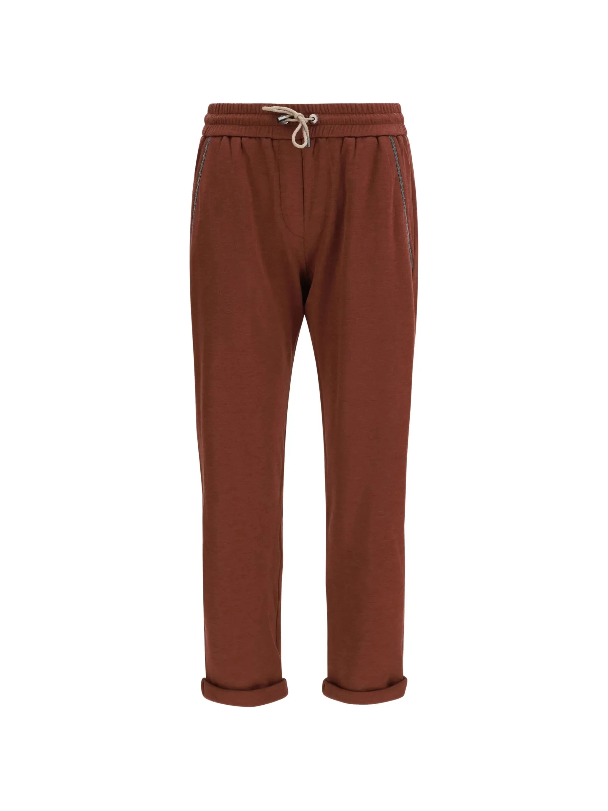 Brunello Cucinelli Drawstring Turn-up Track Pants - 1