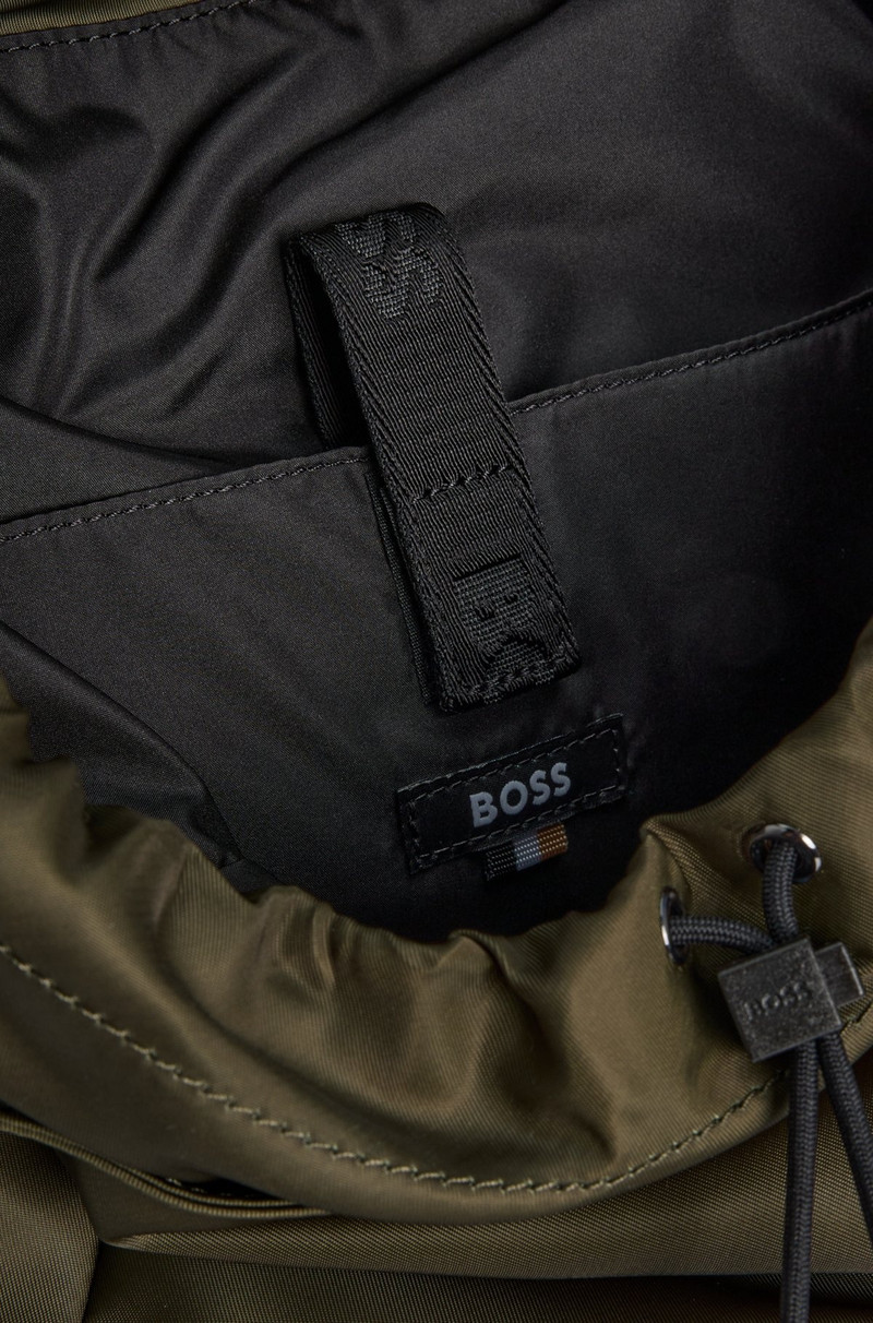 BOSS SELECTED BY SHOHEI OHTANI MULTI-POCKET BACKPACK WITH DOUBLE B MONOGRAM TRIM 4