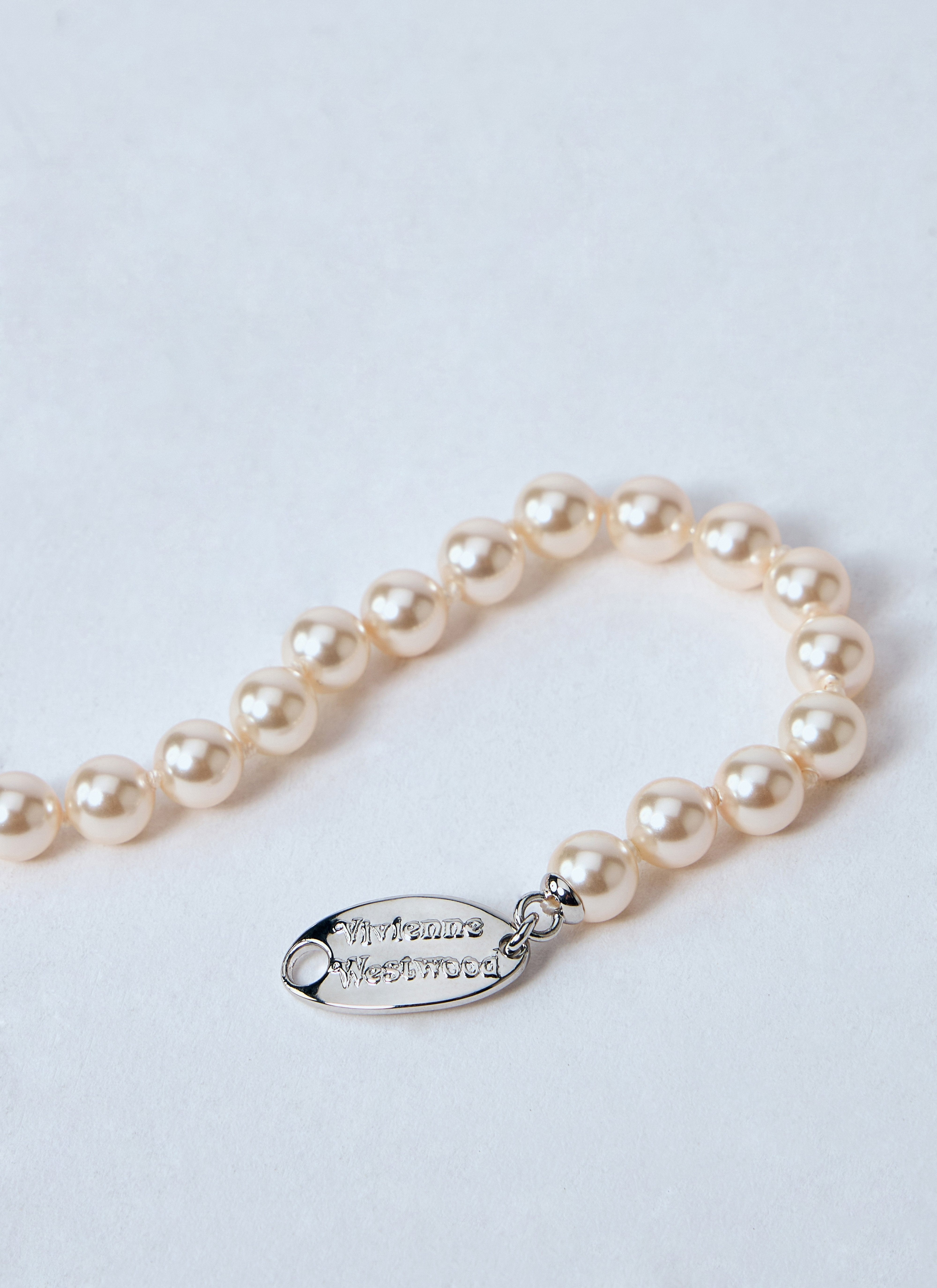 Vivian Westwood ブレスレット SIMONETTA BRACELET VIVIENNE WESTWOOD ALEKSA BRACELET GOLD CREAM ROSE PEARL