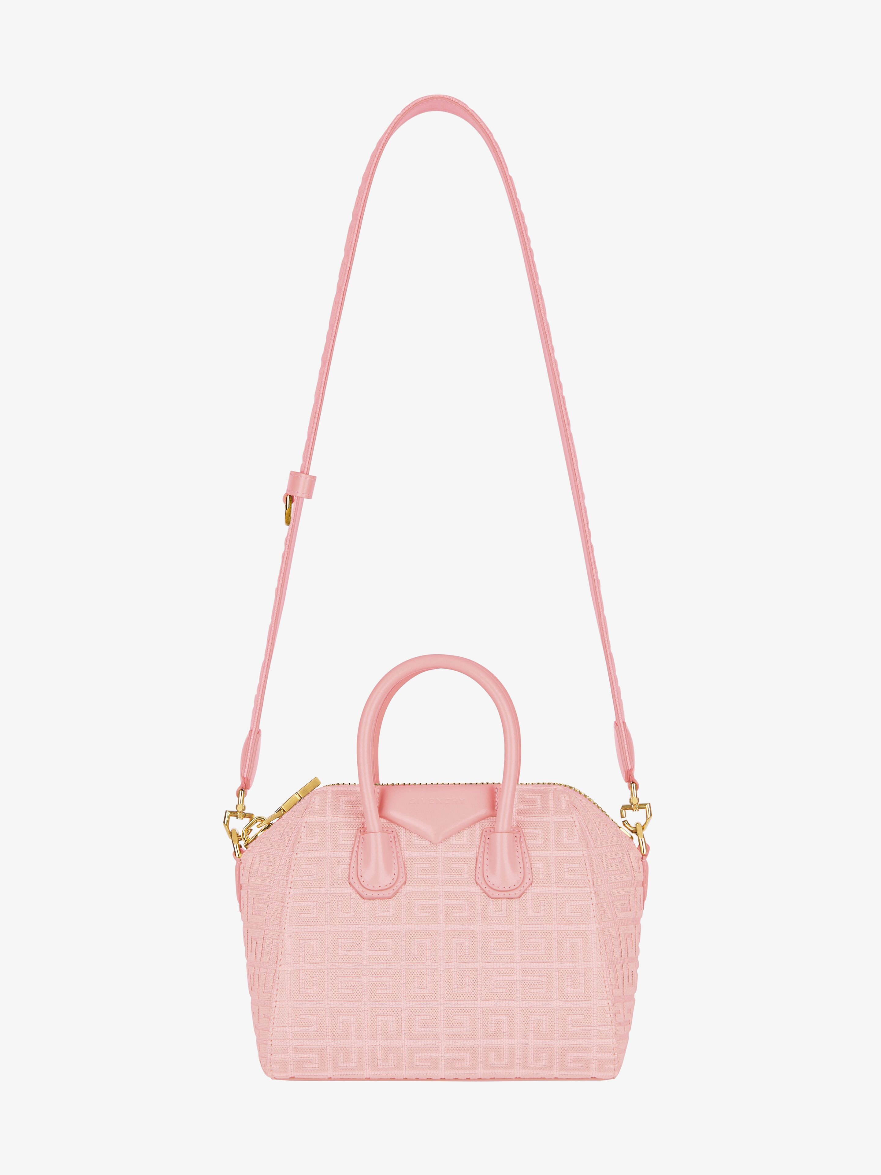 MINI ANTIGONA BAG IN 4G EMBROIDERED CANVAS - 3