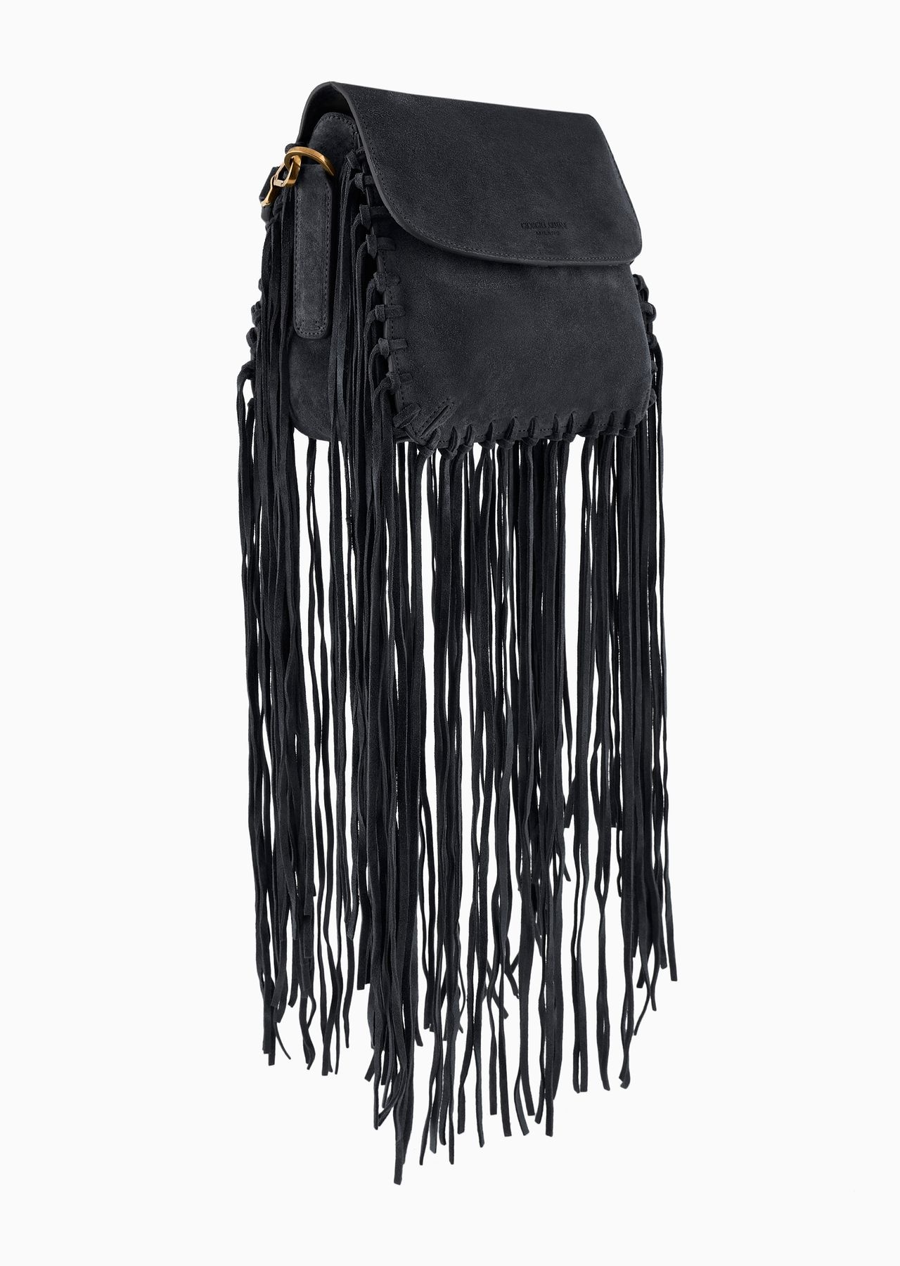 La Prima fringed suede bag - 2