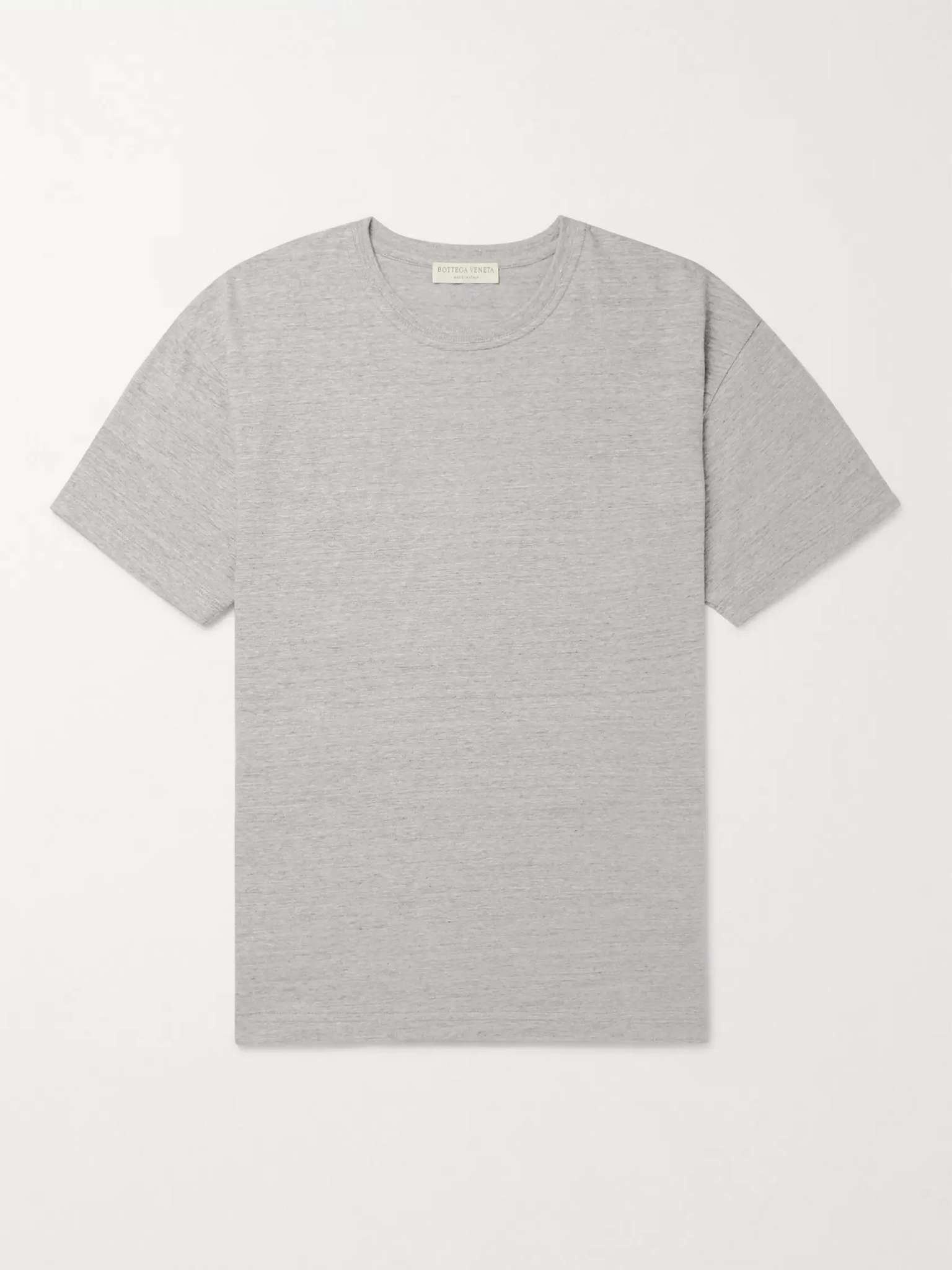 Slim-Fit Mélange Cotton-Jersey T-Shirt - 1