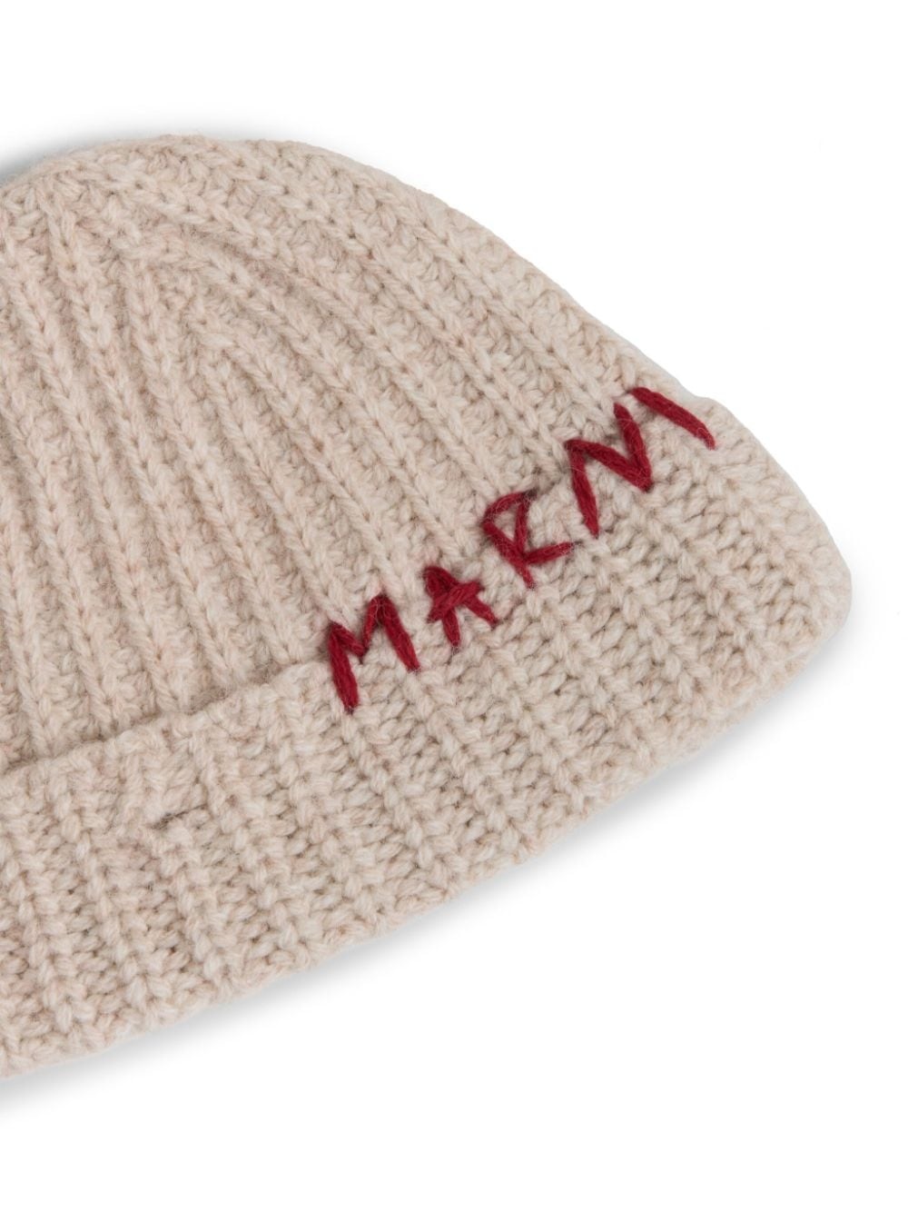 logo-embroidered beanie - 3