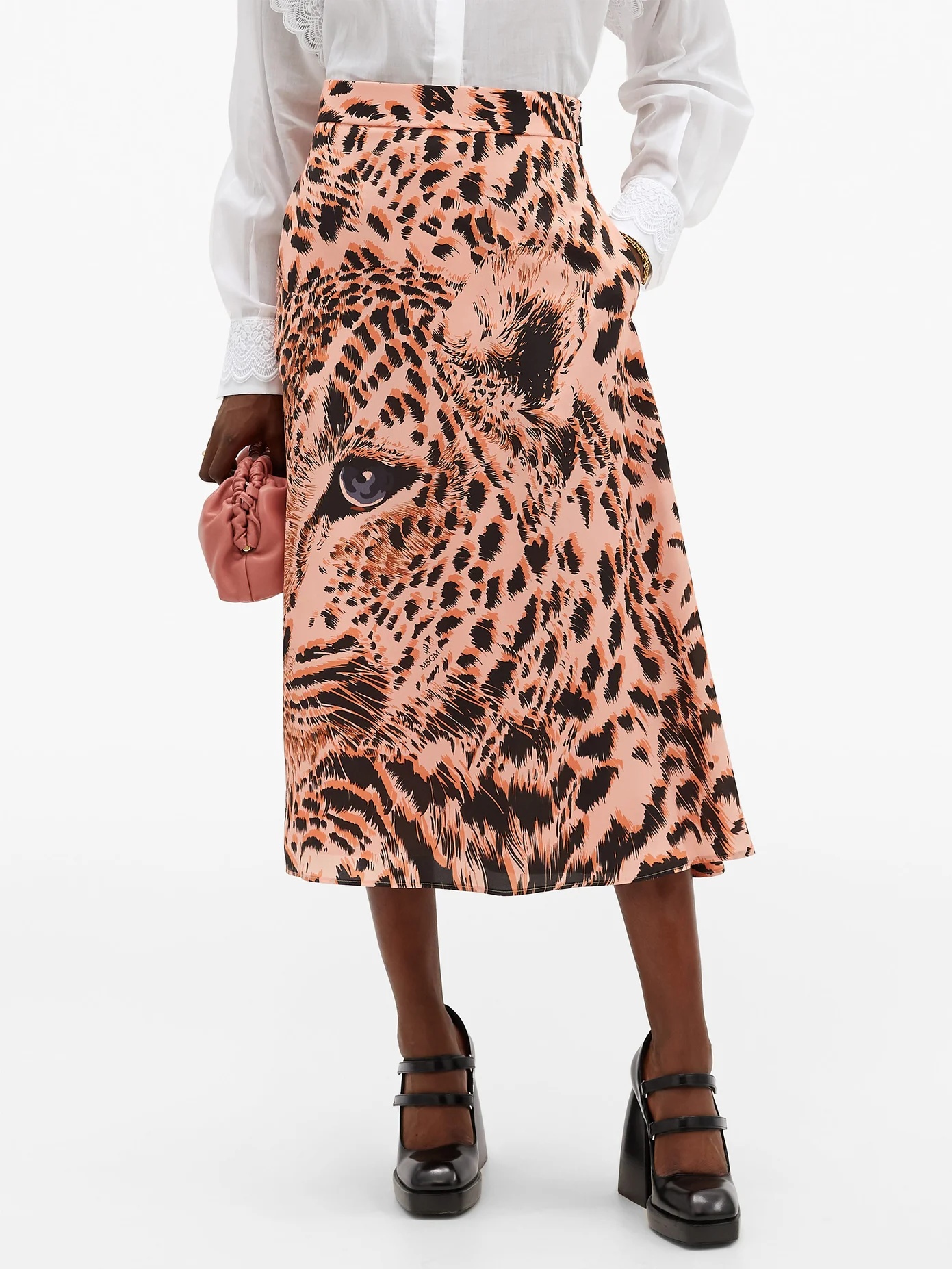 Leopard-print midi skirt - 6