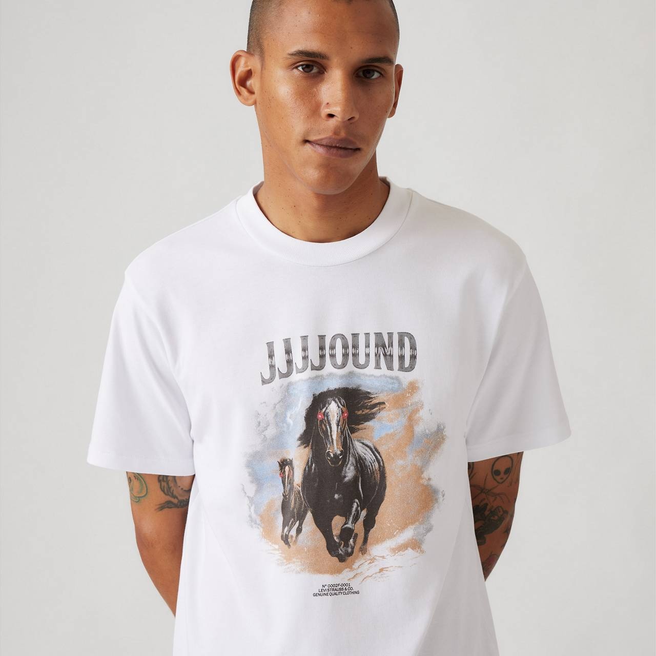Levi's LEVI'S® X JJJJOUND GRAPHIC T-SHIRT | REVERSIBLE