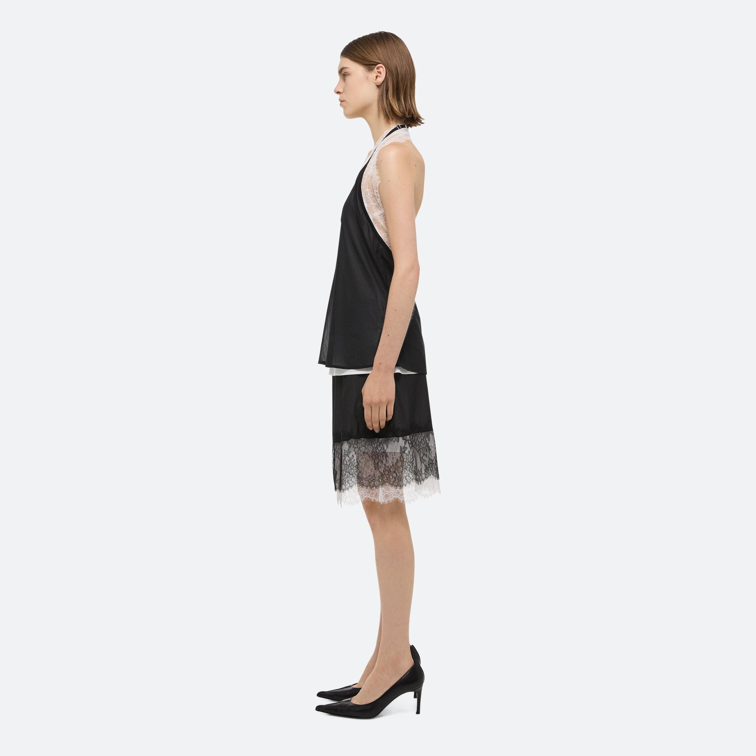 LACE SLIP SKIRT - 4