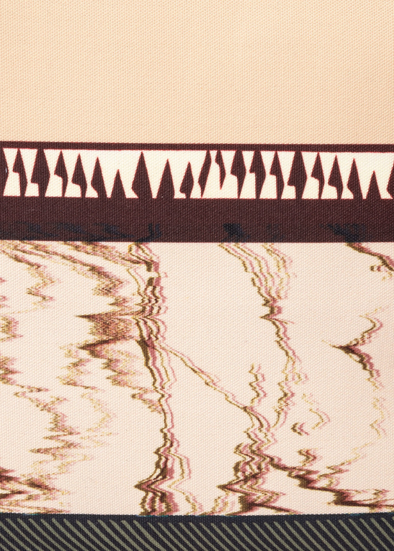 'Assembled Stripe' Printed Tote Bag 6