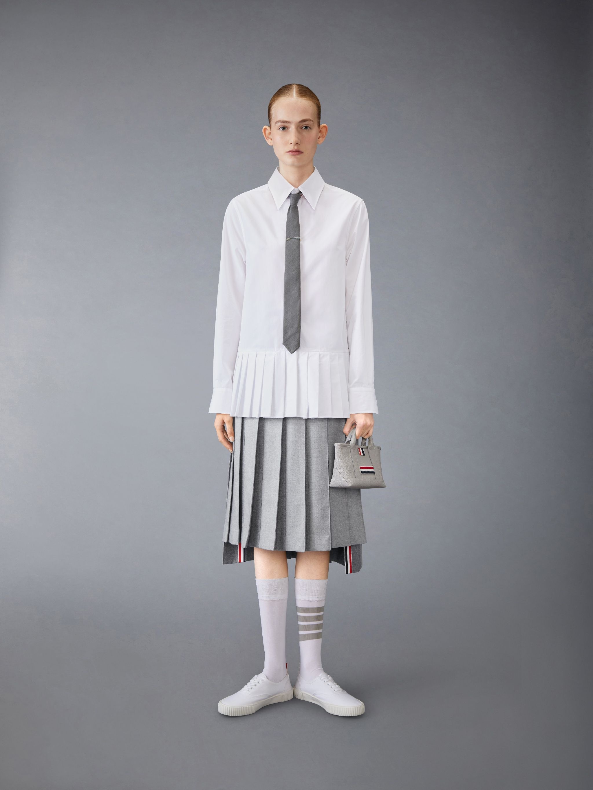 Poplin Pleated Easy Fit Shirt - 3