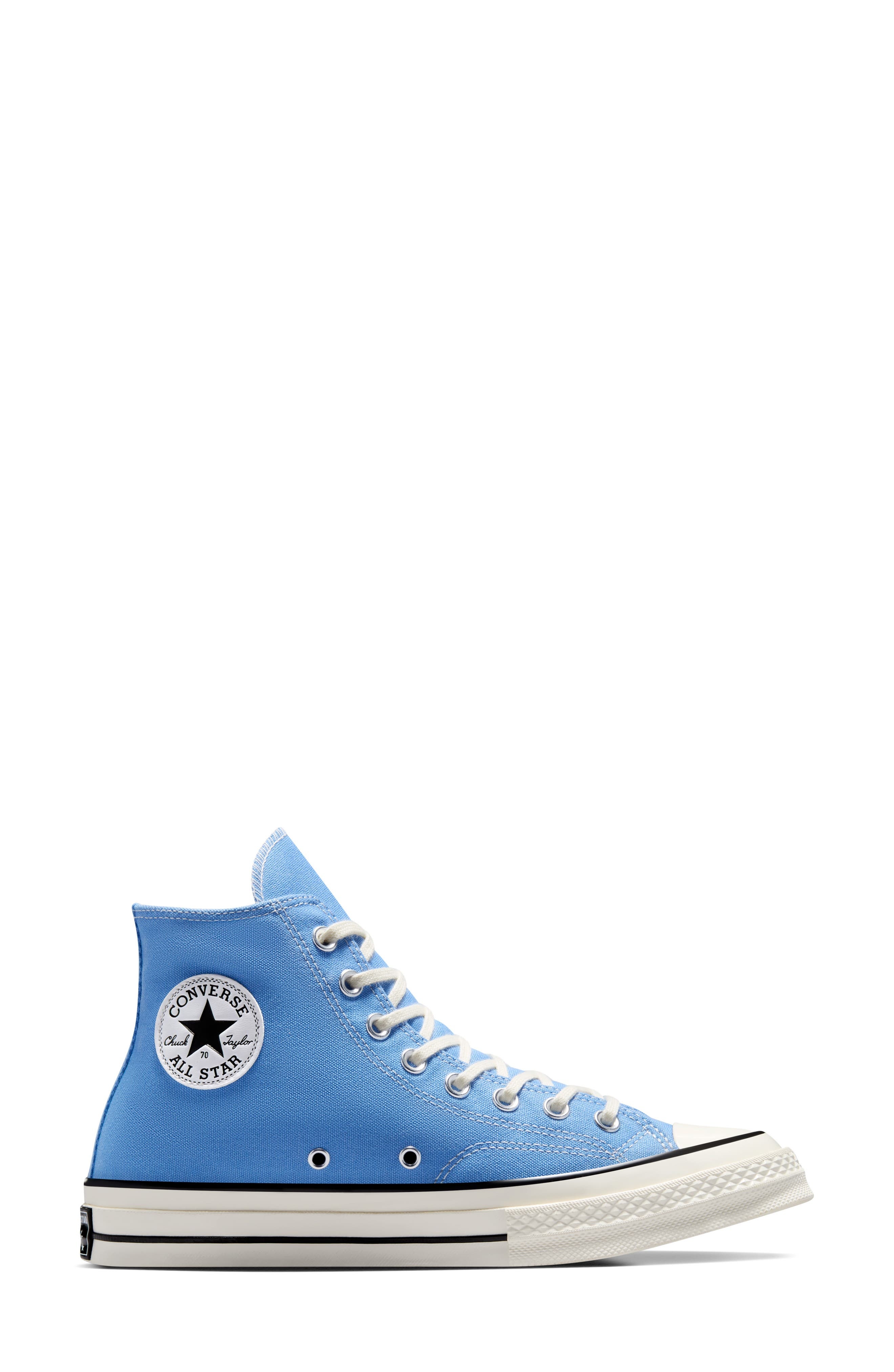 Converse Gender Inclusive Chuck 70 High Top Sneaker in Open Sky/Egret/Black at Nordstrom - 3