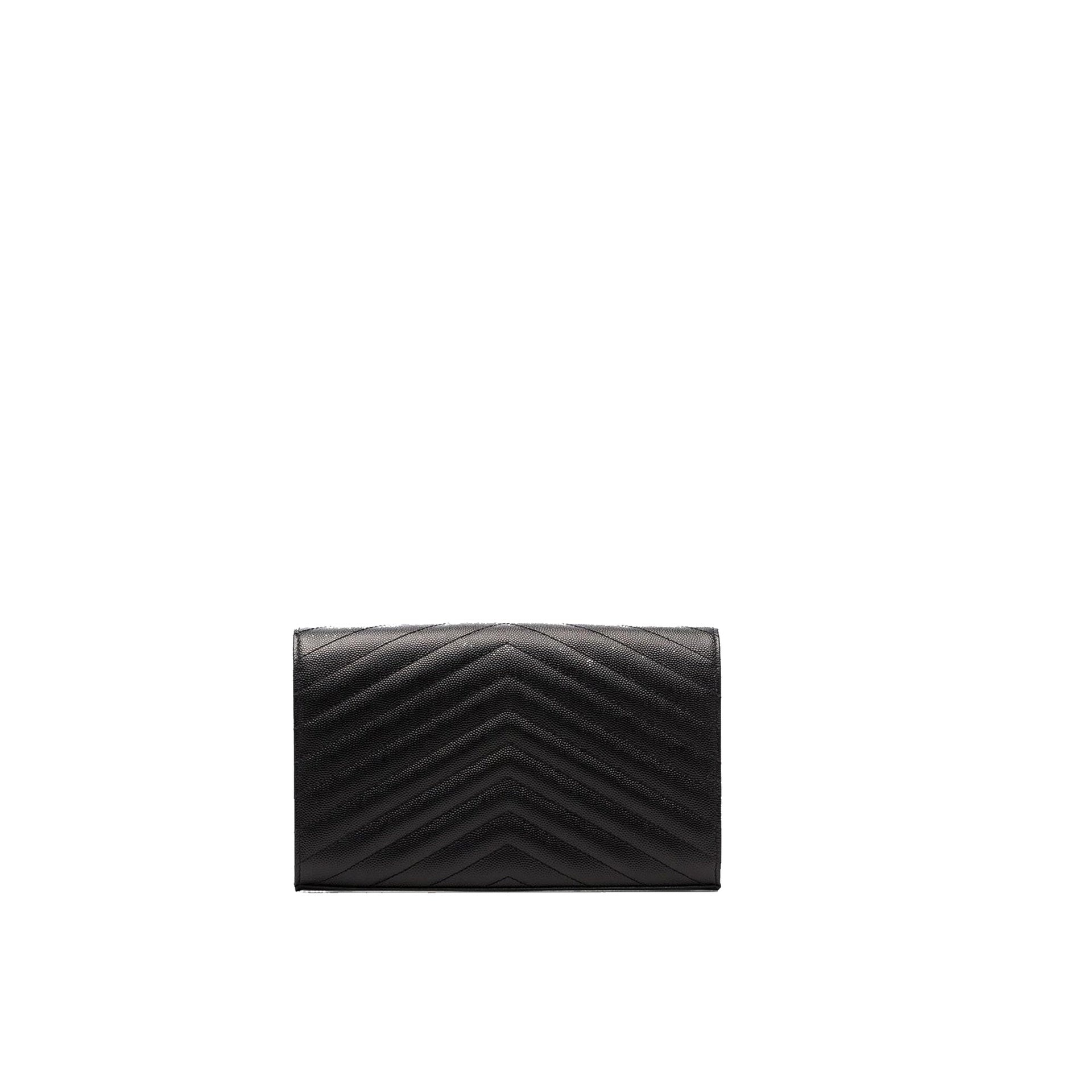 Classic Cassandre Monogram Chain Wallet in Grain de Poudre - 4