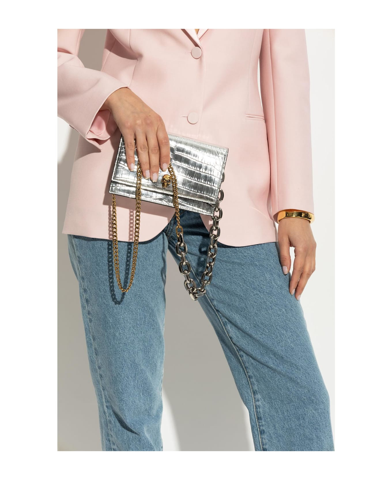 Alexander Mcqueen Shoulder Bag `small Skull` - 2