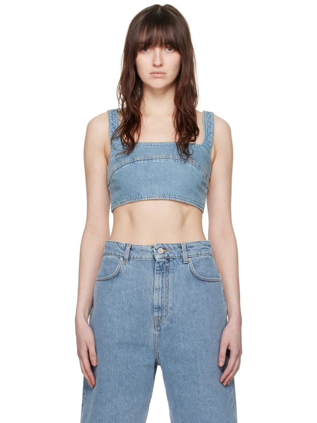 Blue Anet Denim Tank Top - 1