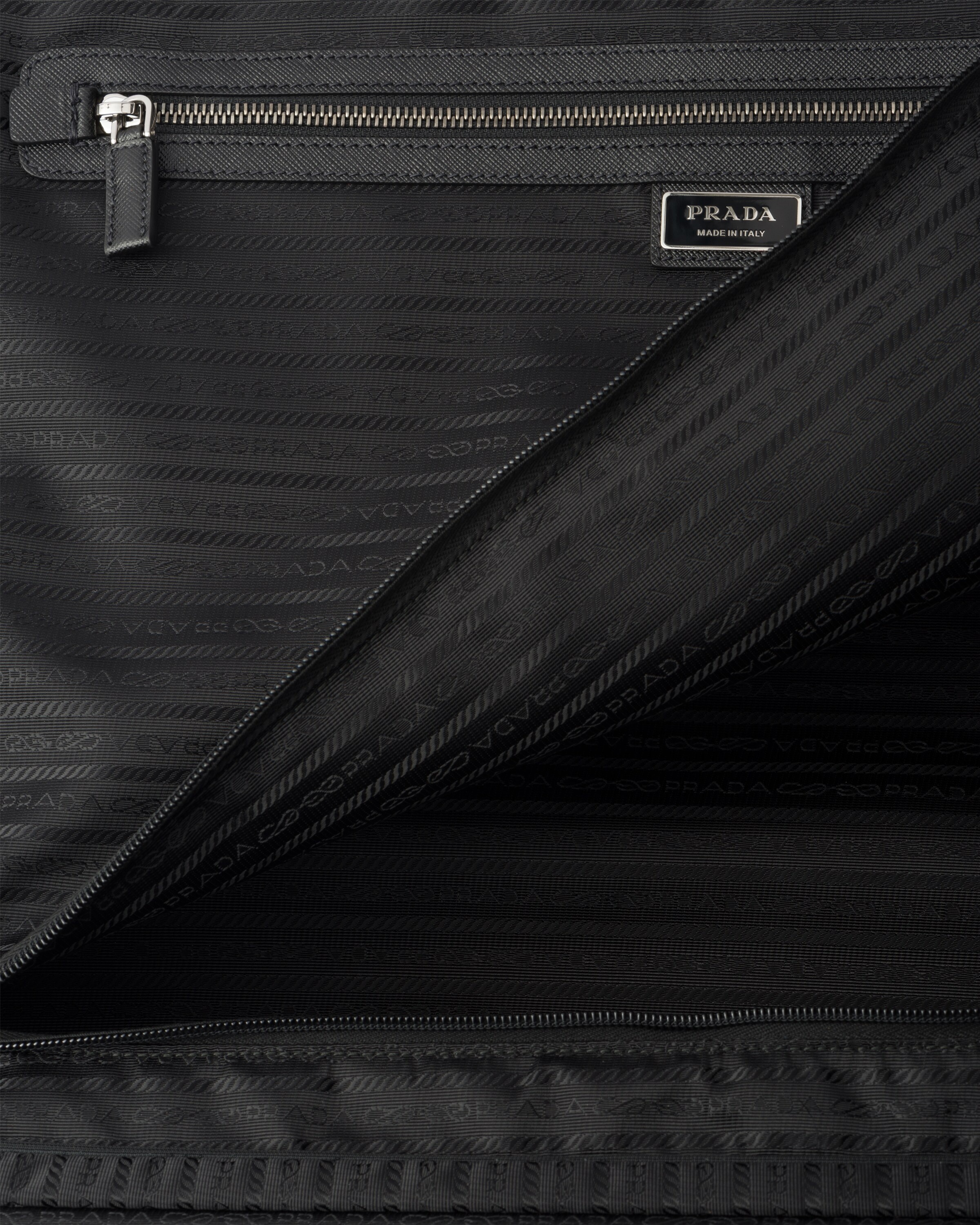 Saffiano leather trolley - 4