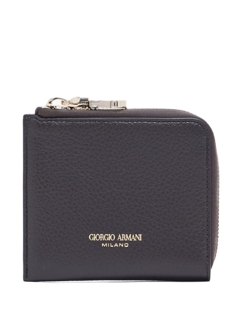 logo-stamp leather wallet 1