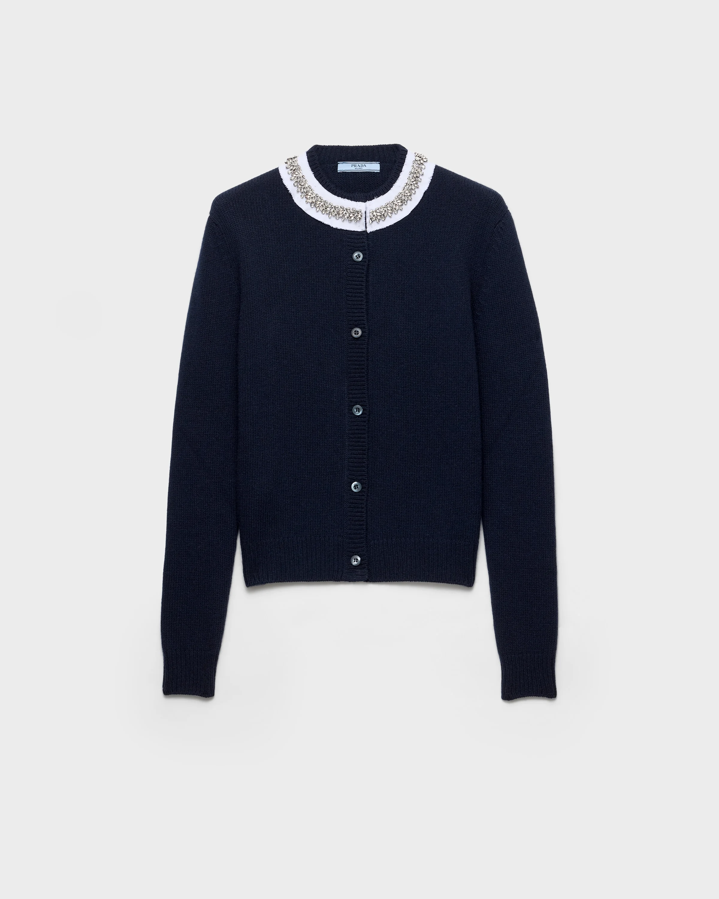 Wool and cashmere cardigan - 1