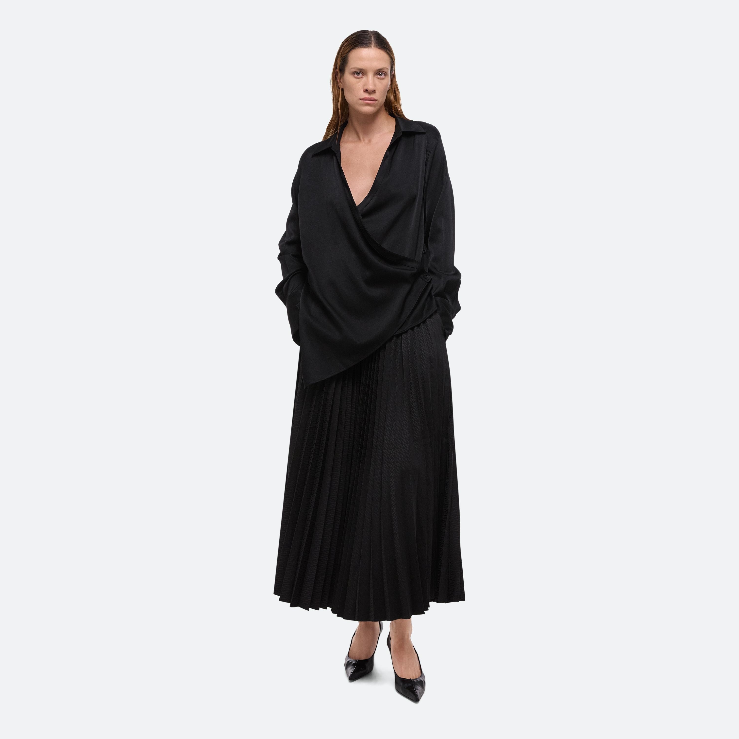 RELAXED WRAP SHIRT - 8