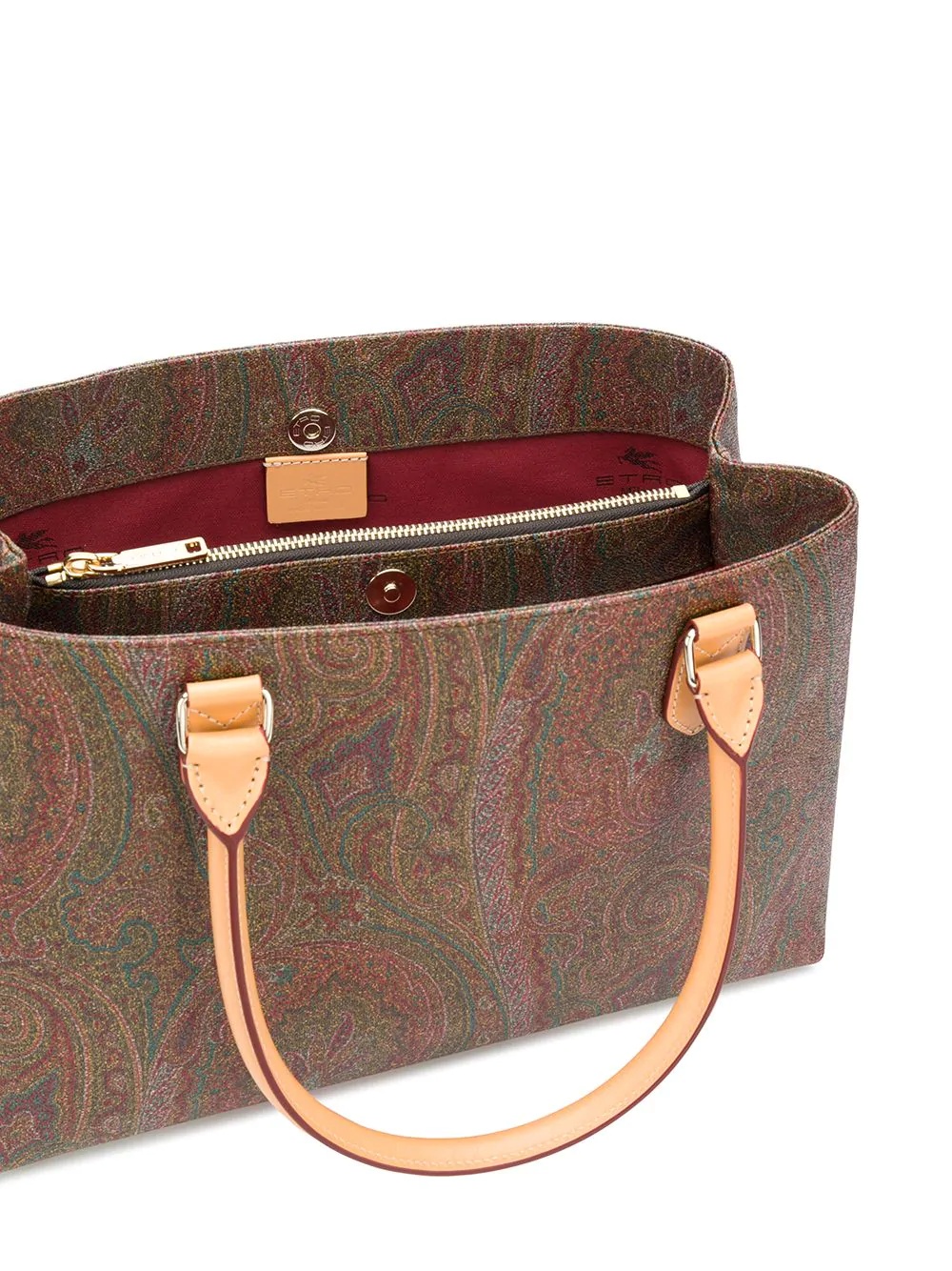 paisley print tote - 5