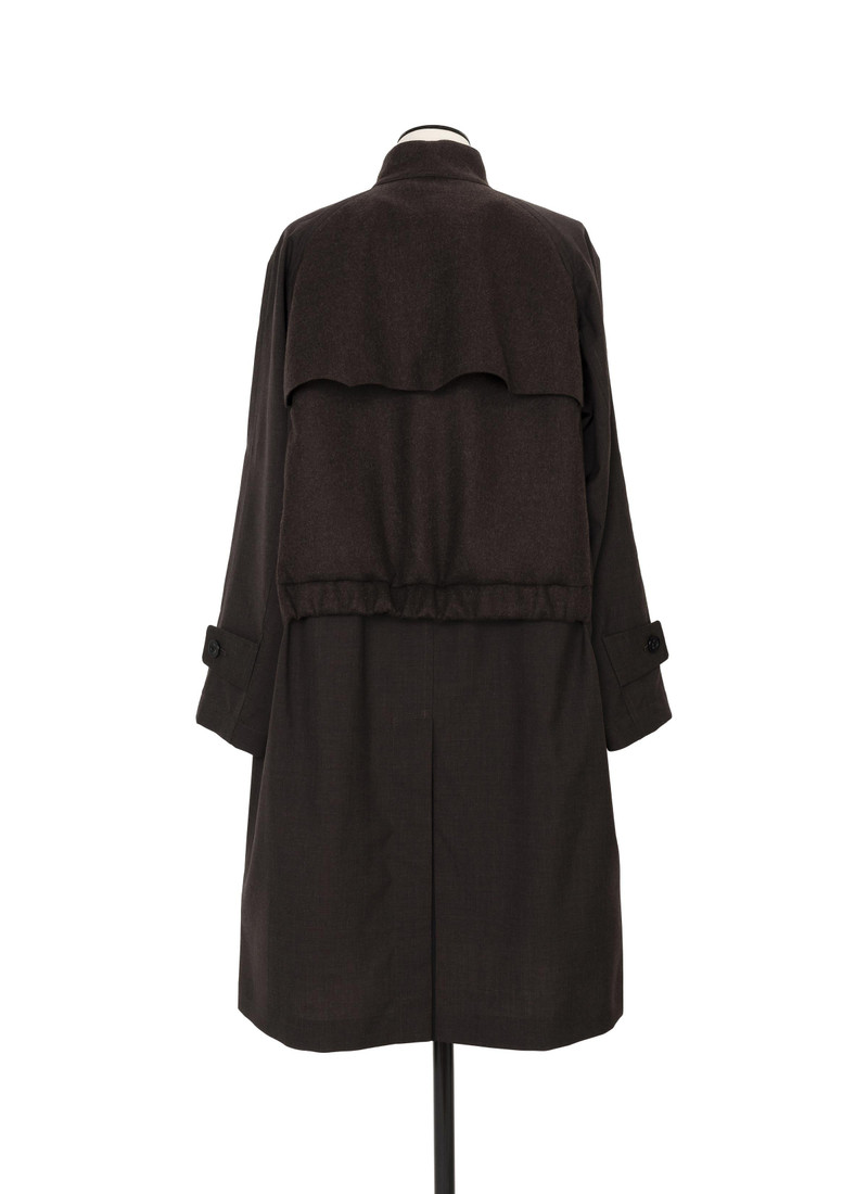 Suiting x Wool Melton Coat 3