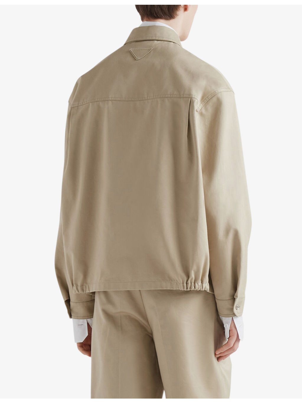 Brand-patch regular-fit cotton jacket - 3