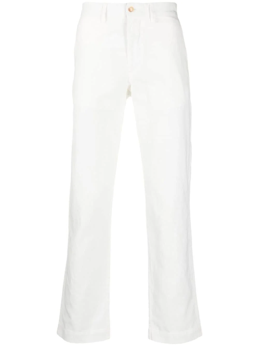 Polo-motif straight-leg trousers - 1