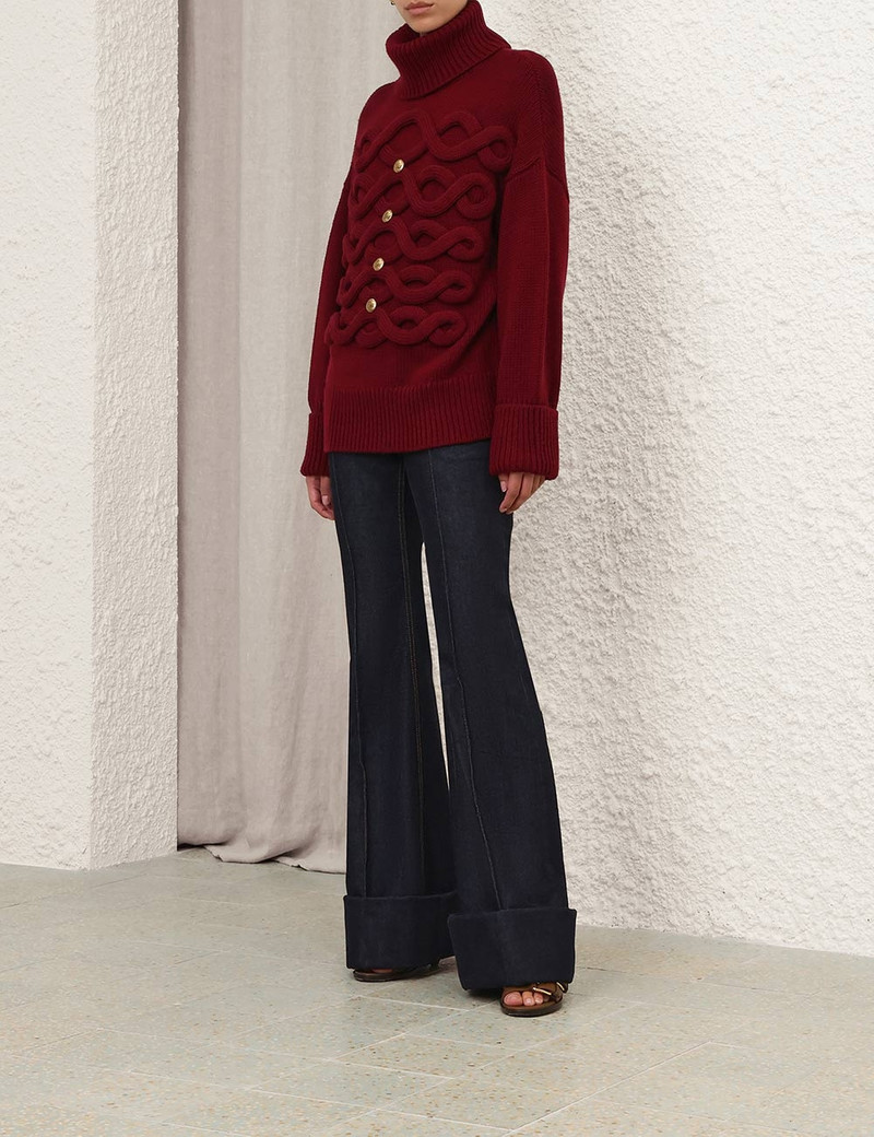 REBELLION CABLE SWEATER 3