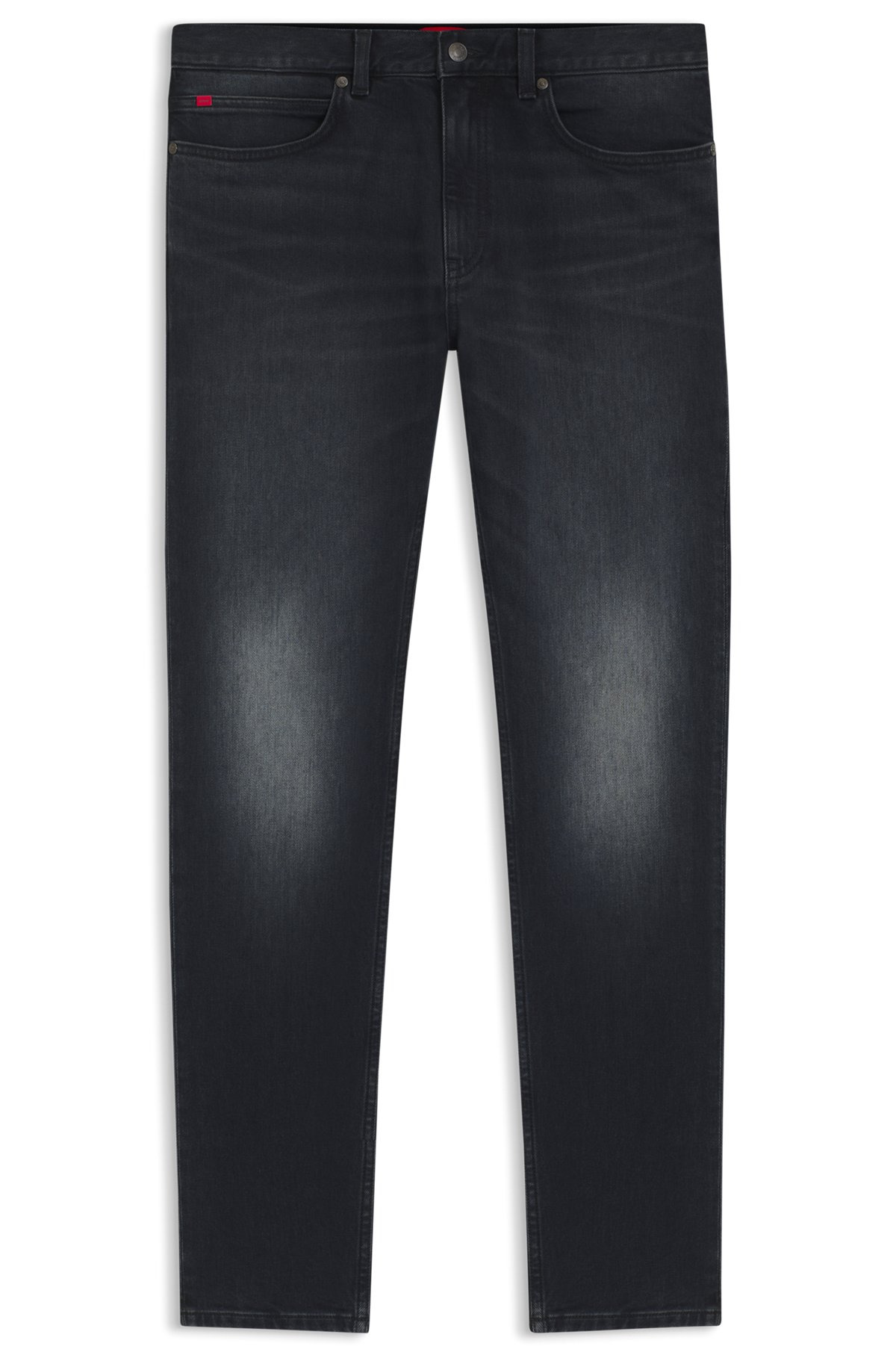 EXTRA-SLIM-FIT JEANS IN DARK-BLUE STRETCH DENIM - 1