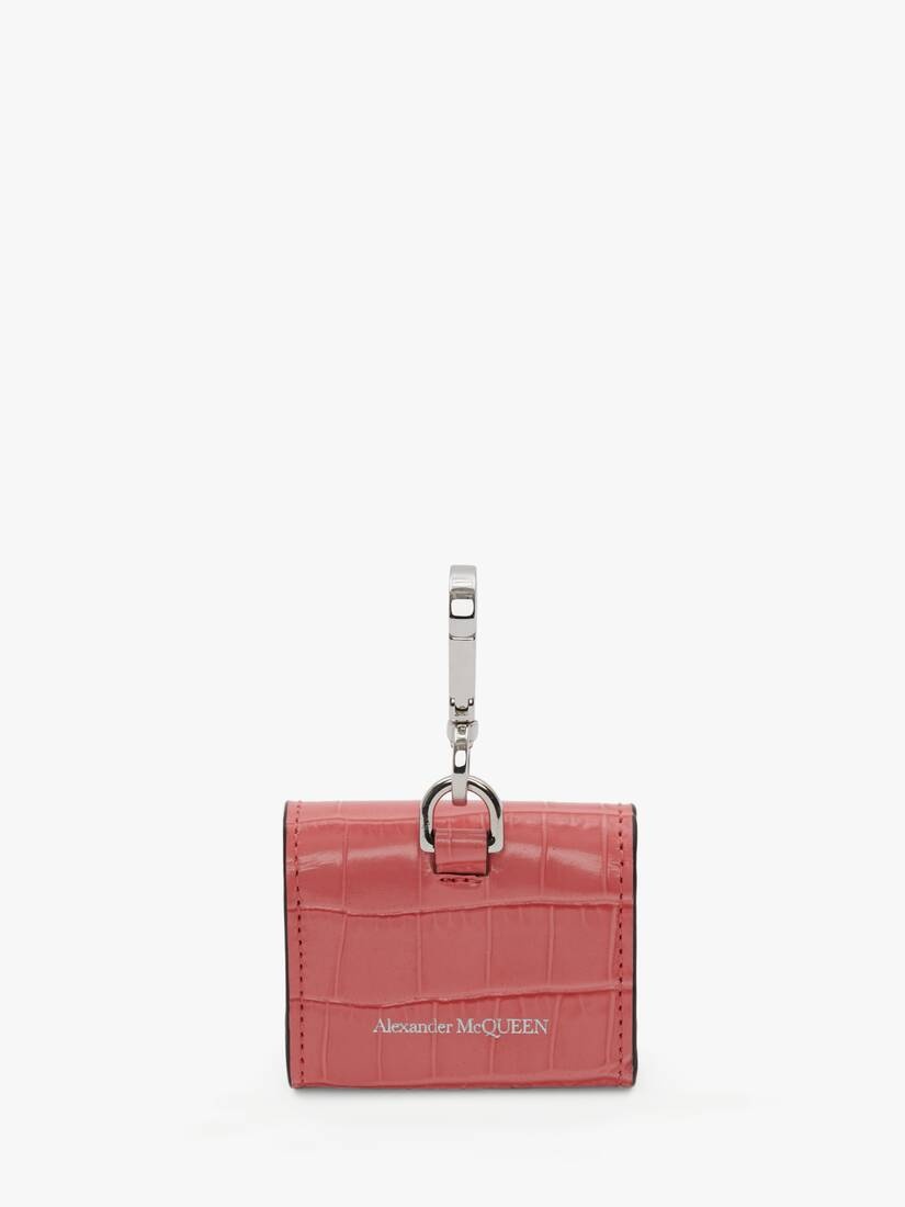 Skull Air Pod Pro Case in Coral - 3