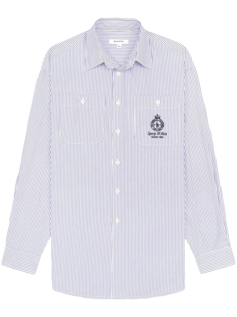 Crown striped cotton shirt 1