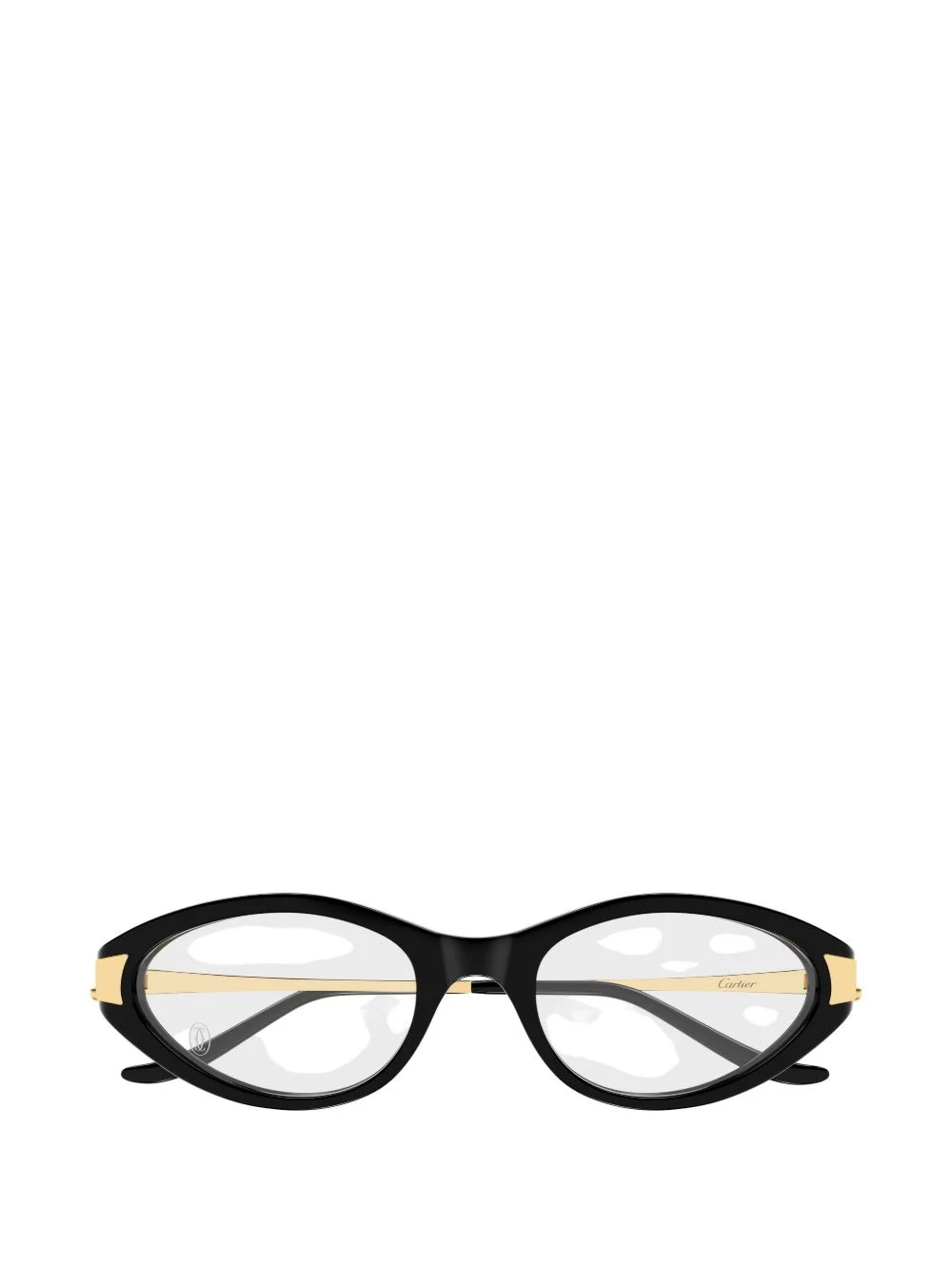 oval-frame glasses - 1