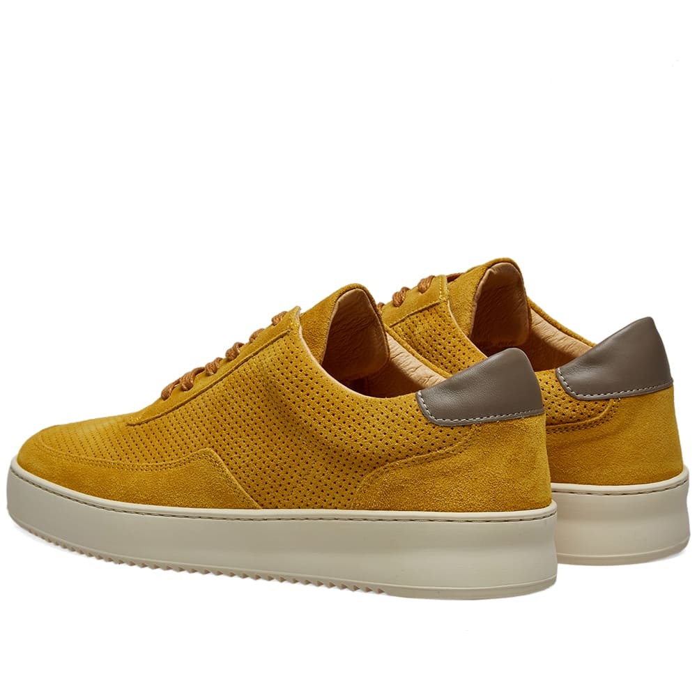 Filling Pieces Low Mondo Ripple Suede Perforated Sneaker - 3