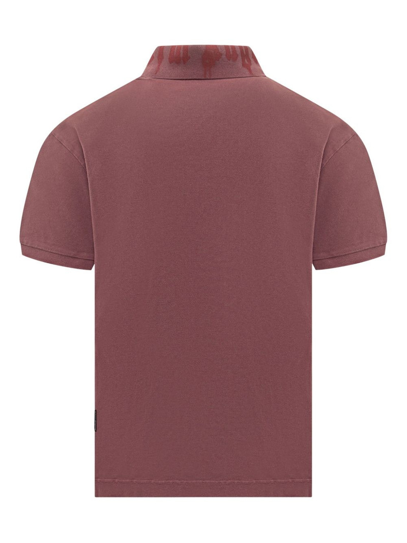 Palm Angels neck logo polo outlook