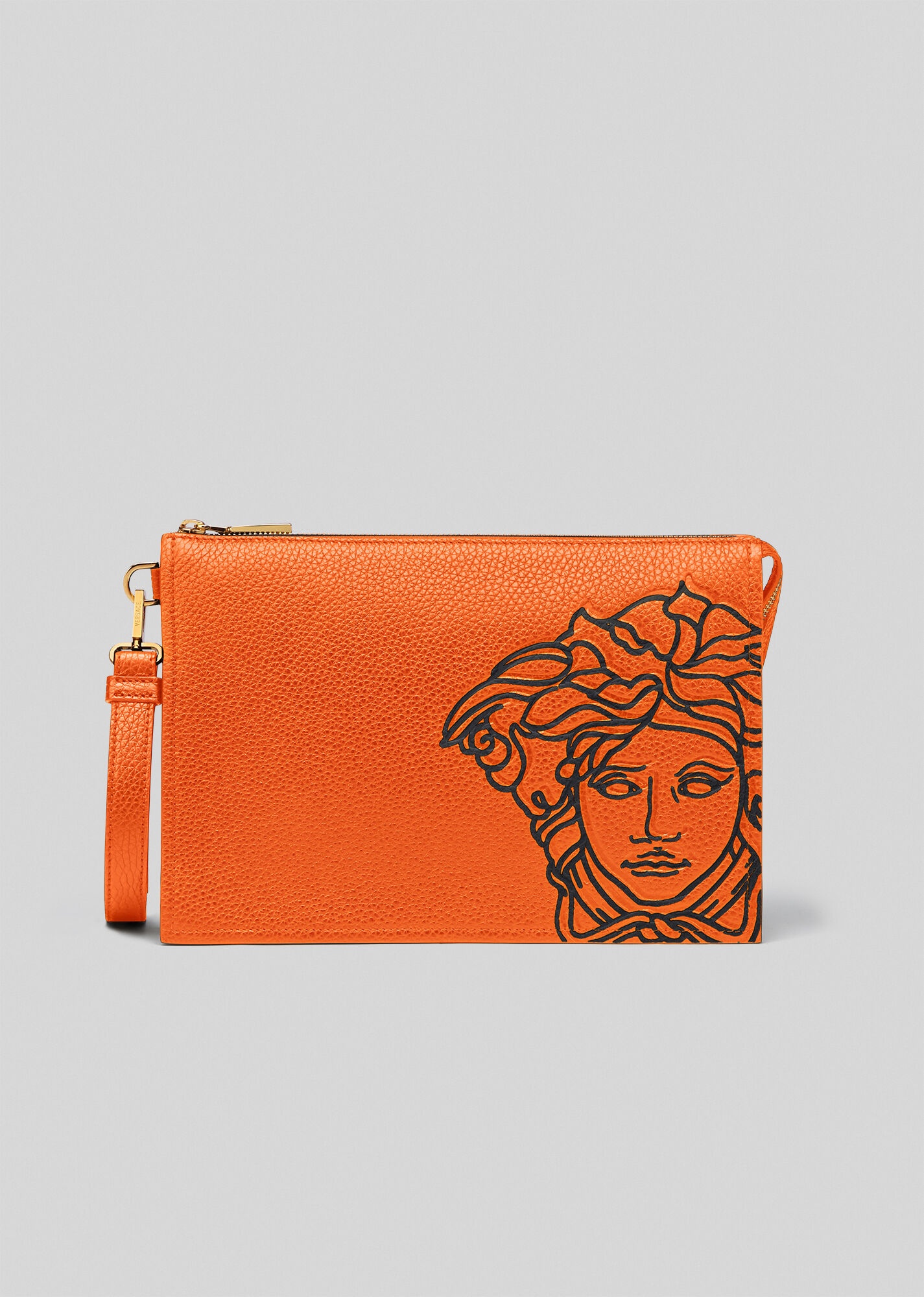 Pop Medusa Leather Pouch - 1