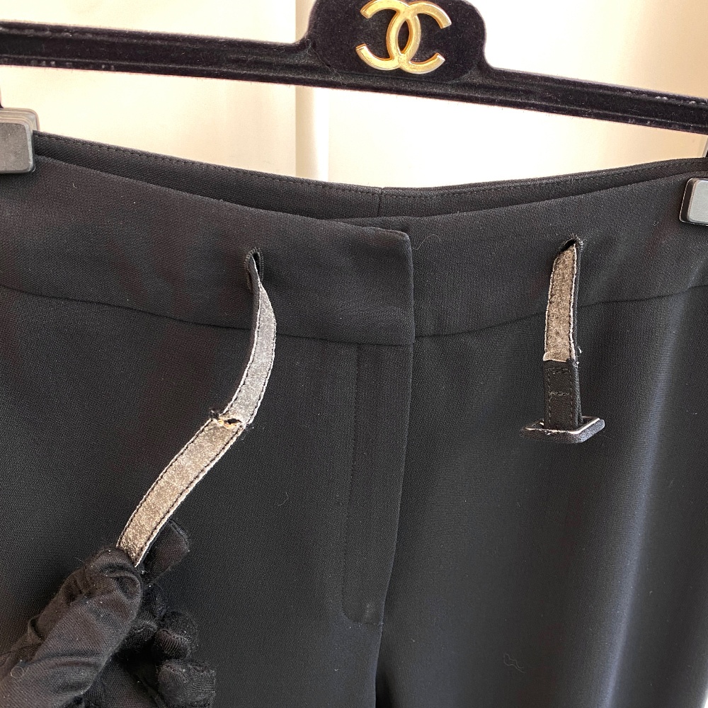 Chanel belted slacks 38 - 7