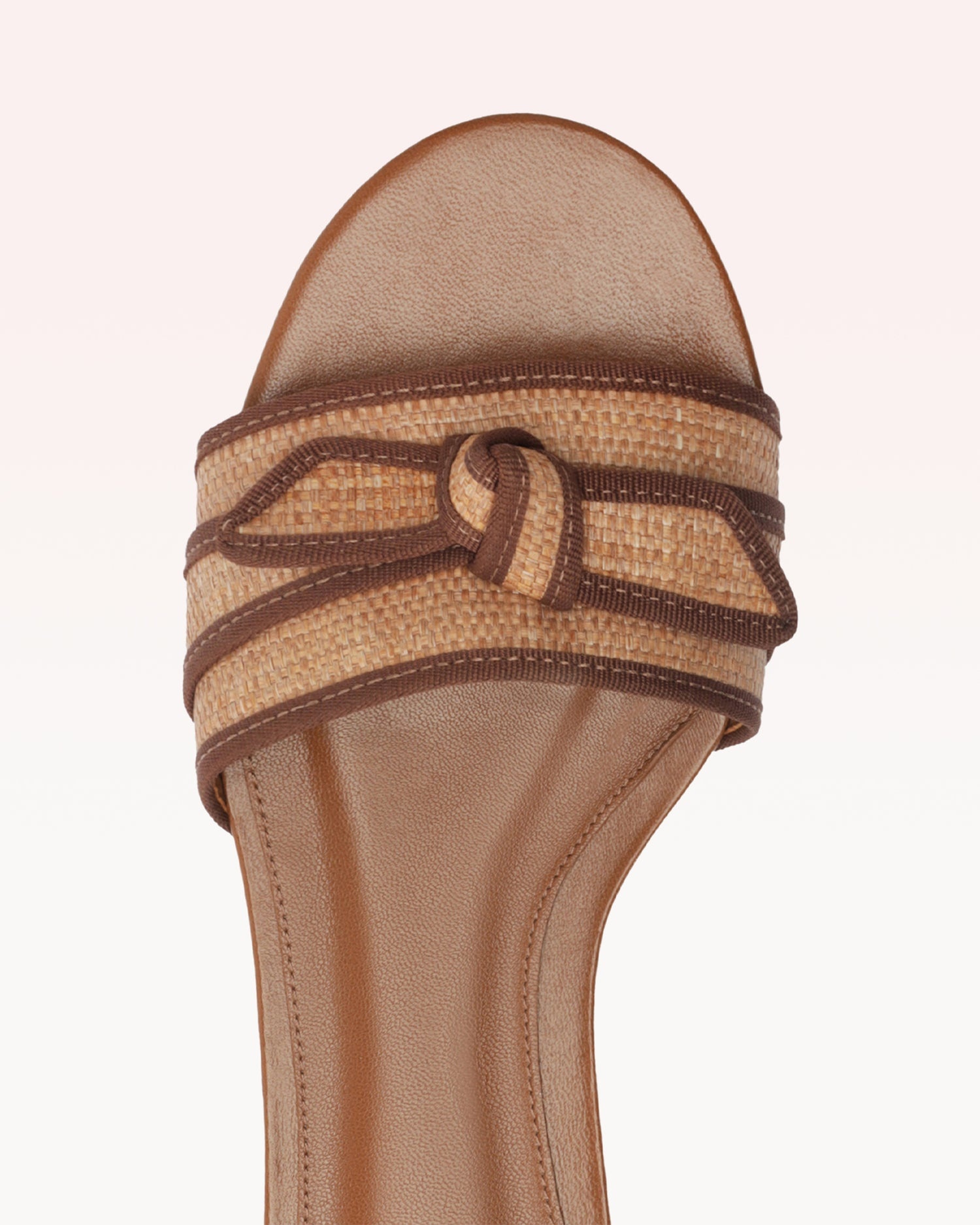 GROSGRAIN RAFFIA FLAT - 4