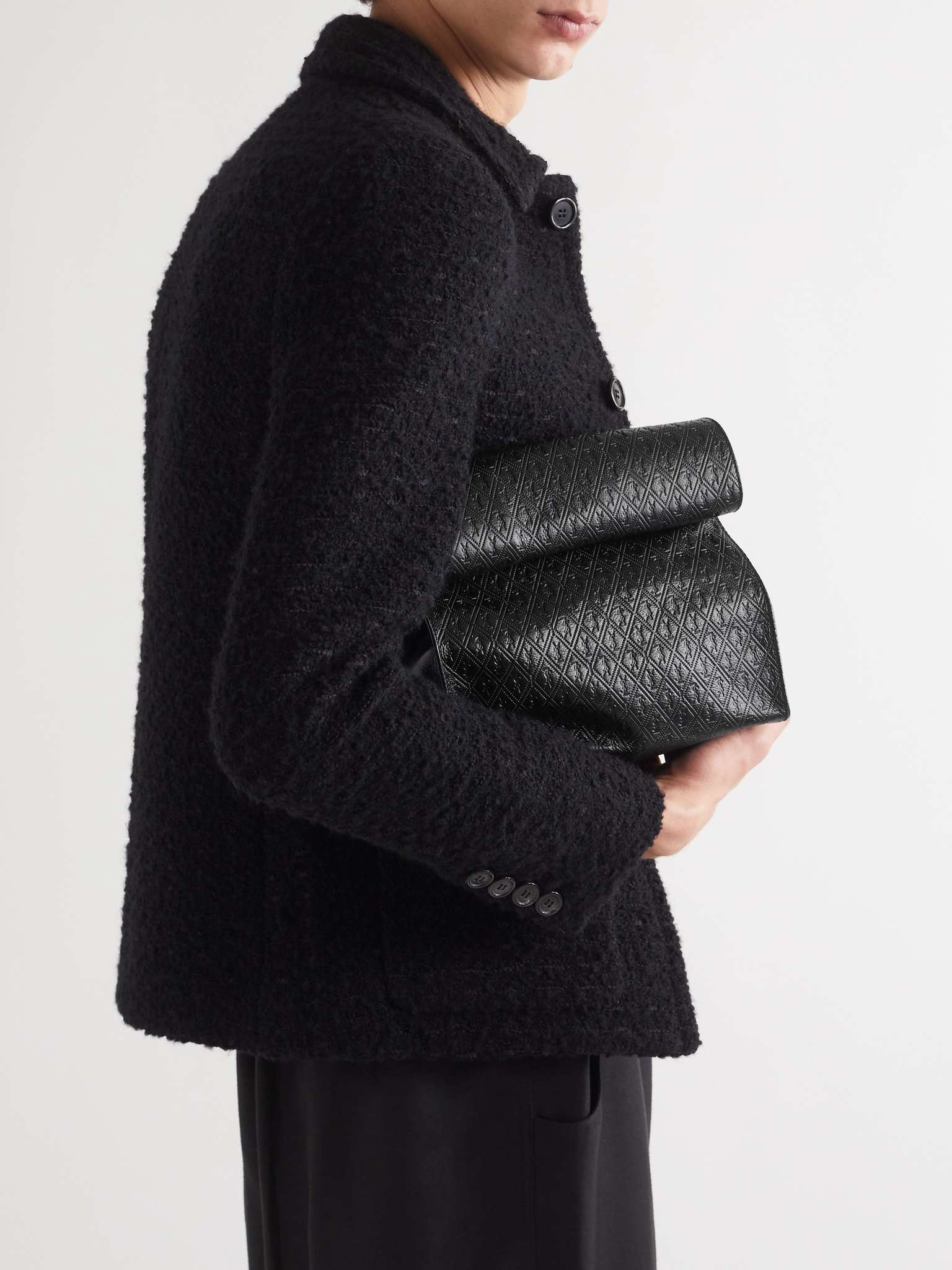 Deli Embossed Leather Bag - 2
