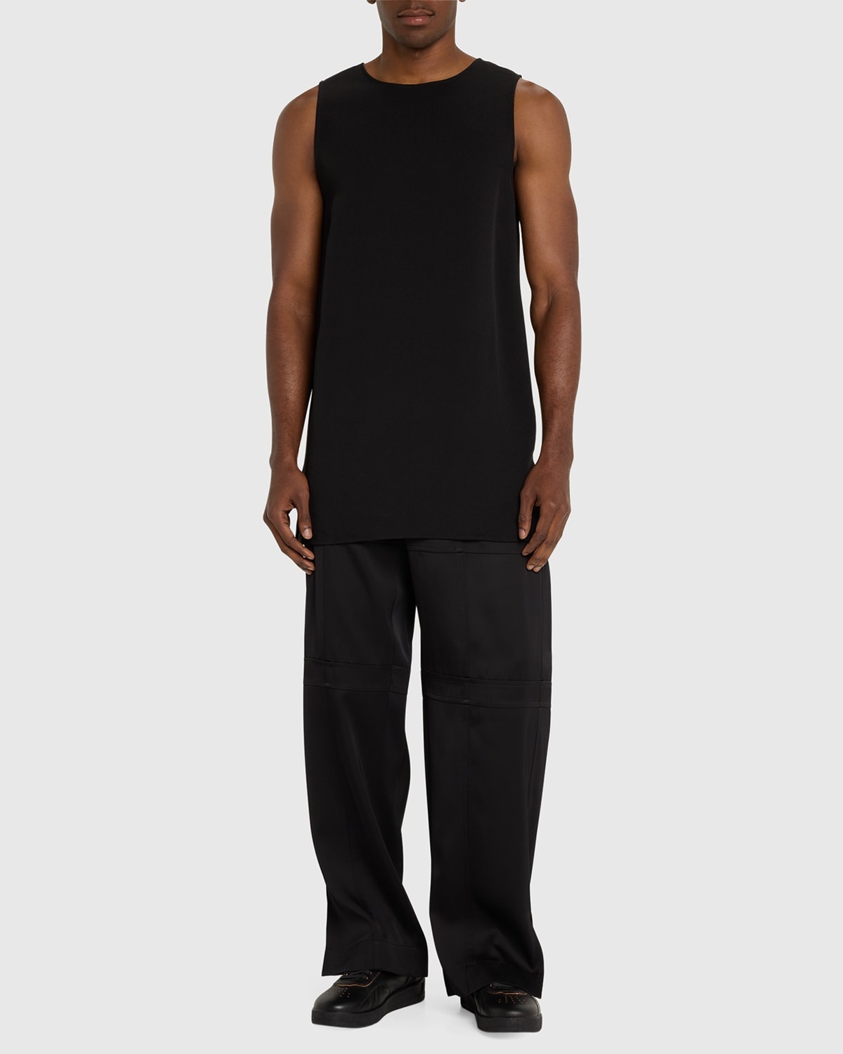 Men's Heavy Twill Paneled Pants - 1