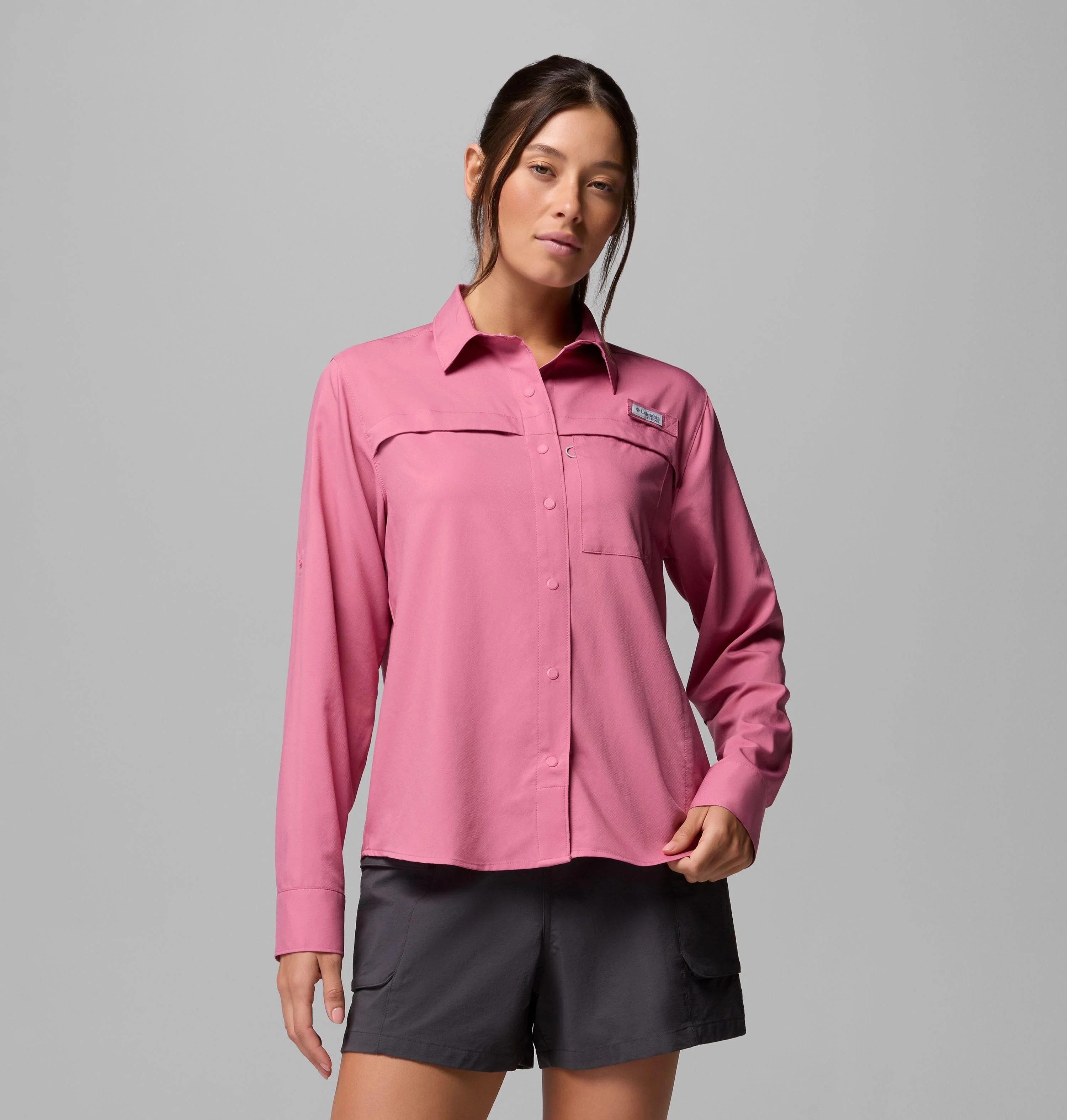 Women's PFG Castback Woven Long Sleeve Shirt - 1
