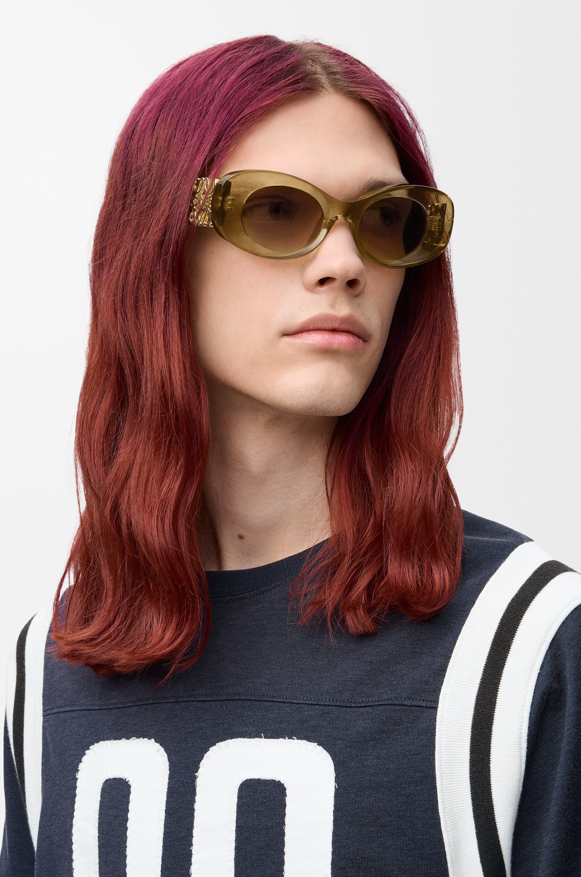 Beveled Oval Maxi Anagram sunglasses - 2