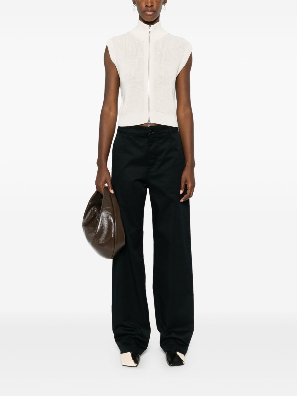 logo-patch trousers - 3