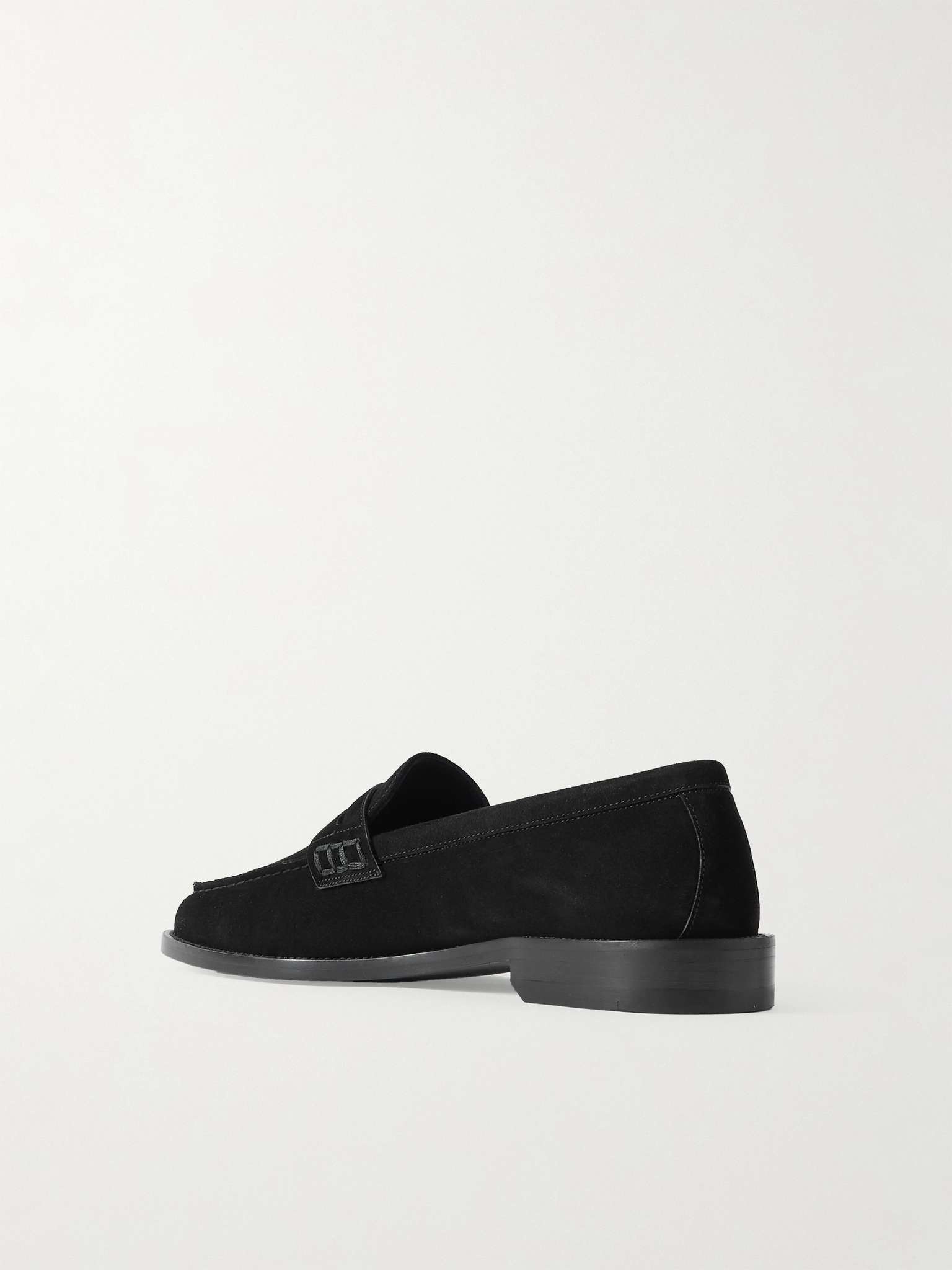 Perry Suede Penny Loafers - 4