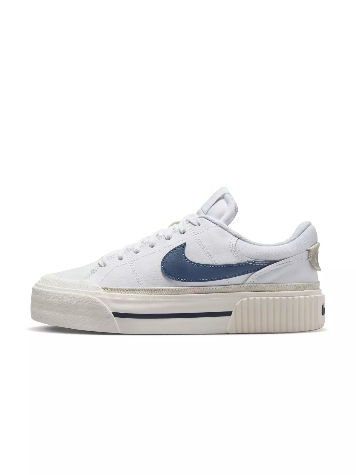 Court Legacy Lift "White/Light Orewood Brown/Sail/Diffused Blue" Women's Shoe - 2