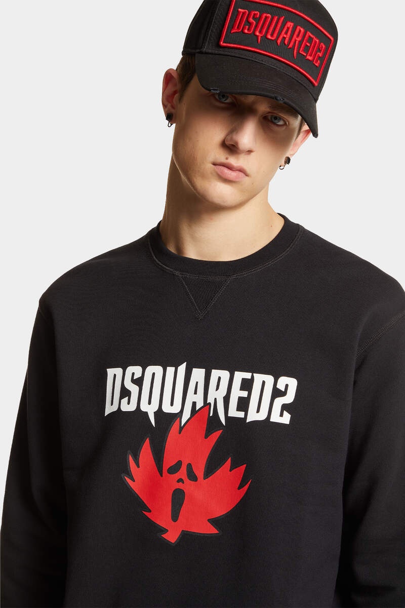 HORROR MAPLE LEAF COOL FIT CREWNECK SWEATSHIRT - 5