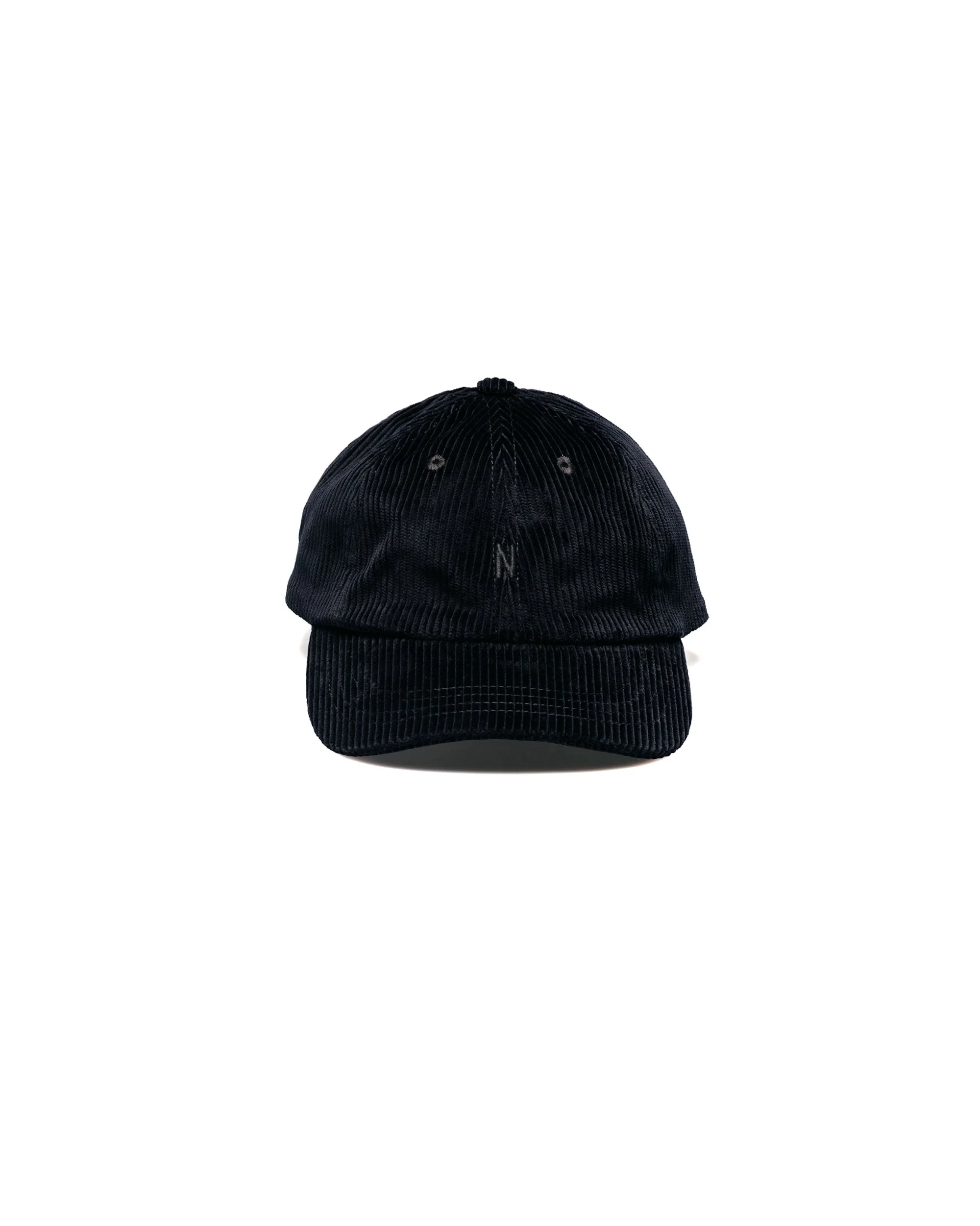 Wide Wale Corduroy 6-Panel Cap Dark Navy - 1