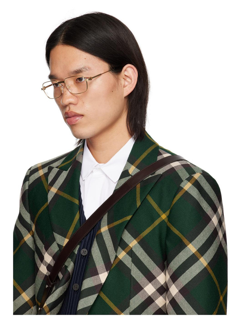 Gold Rectangular Glasses 4