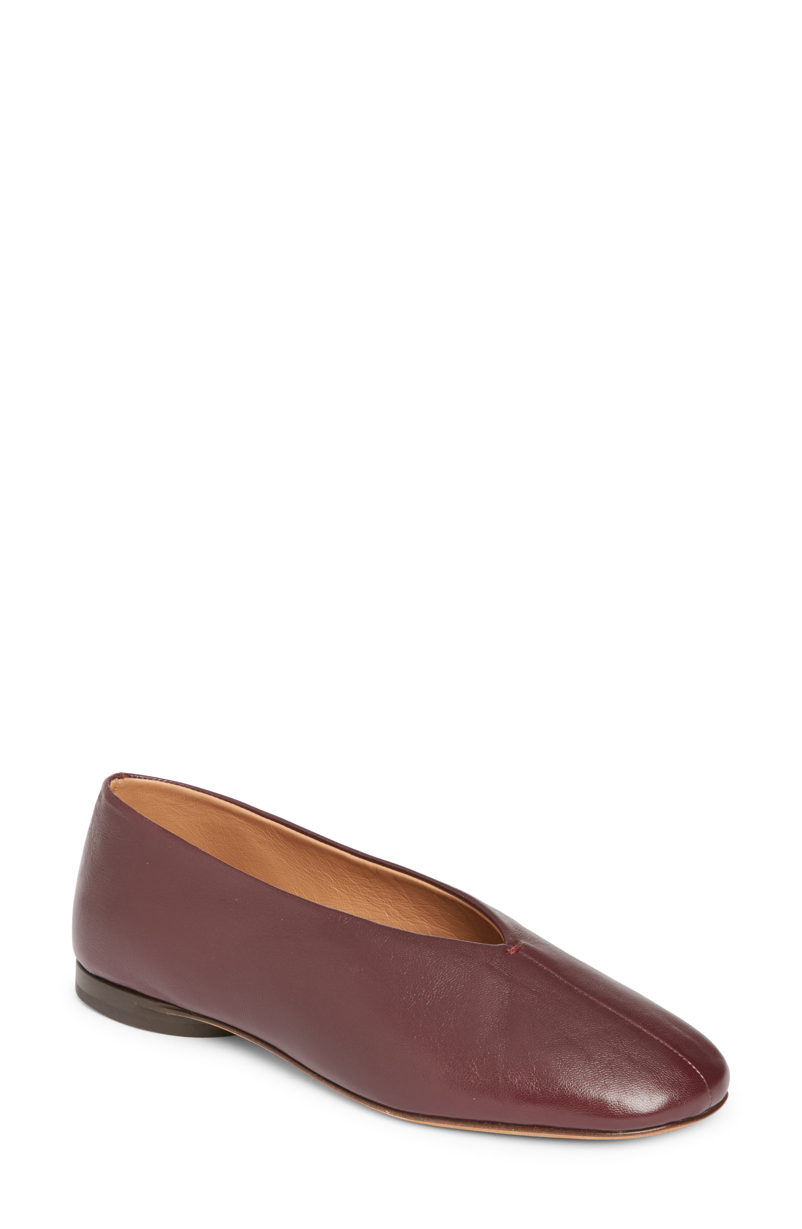 Mansur Gavriel Glove Flat in Plum at Nordstrom - 1
