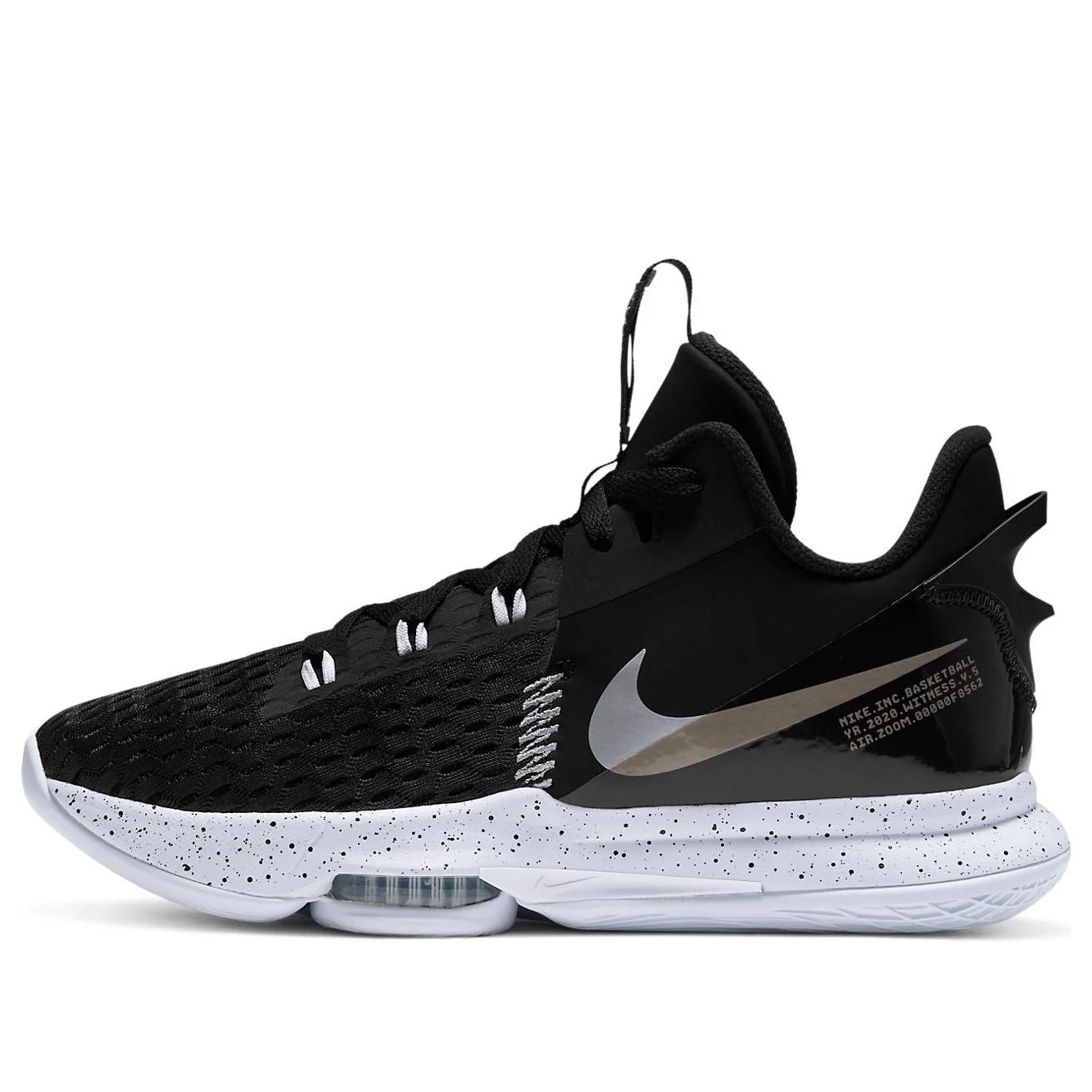 Nike LeBron Witness 5 'Black Metallic Silver' CQ9380-001 - 1
