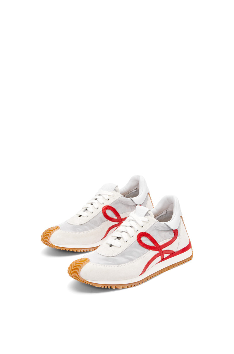 Loewe Flow runner in technical mesh and suede outlook