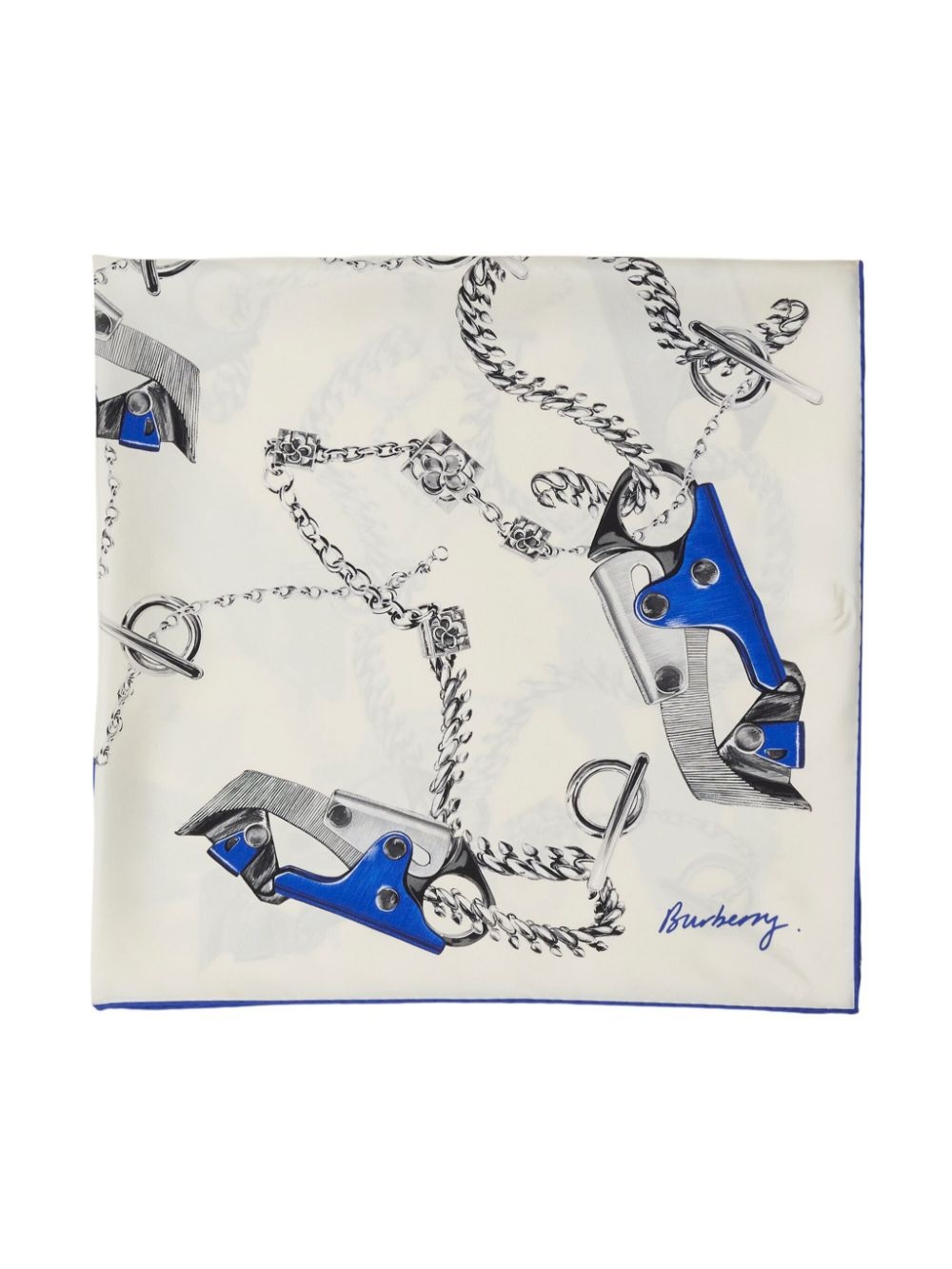 Knight hardware-print scarf - 3